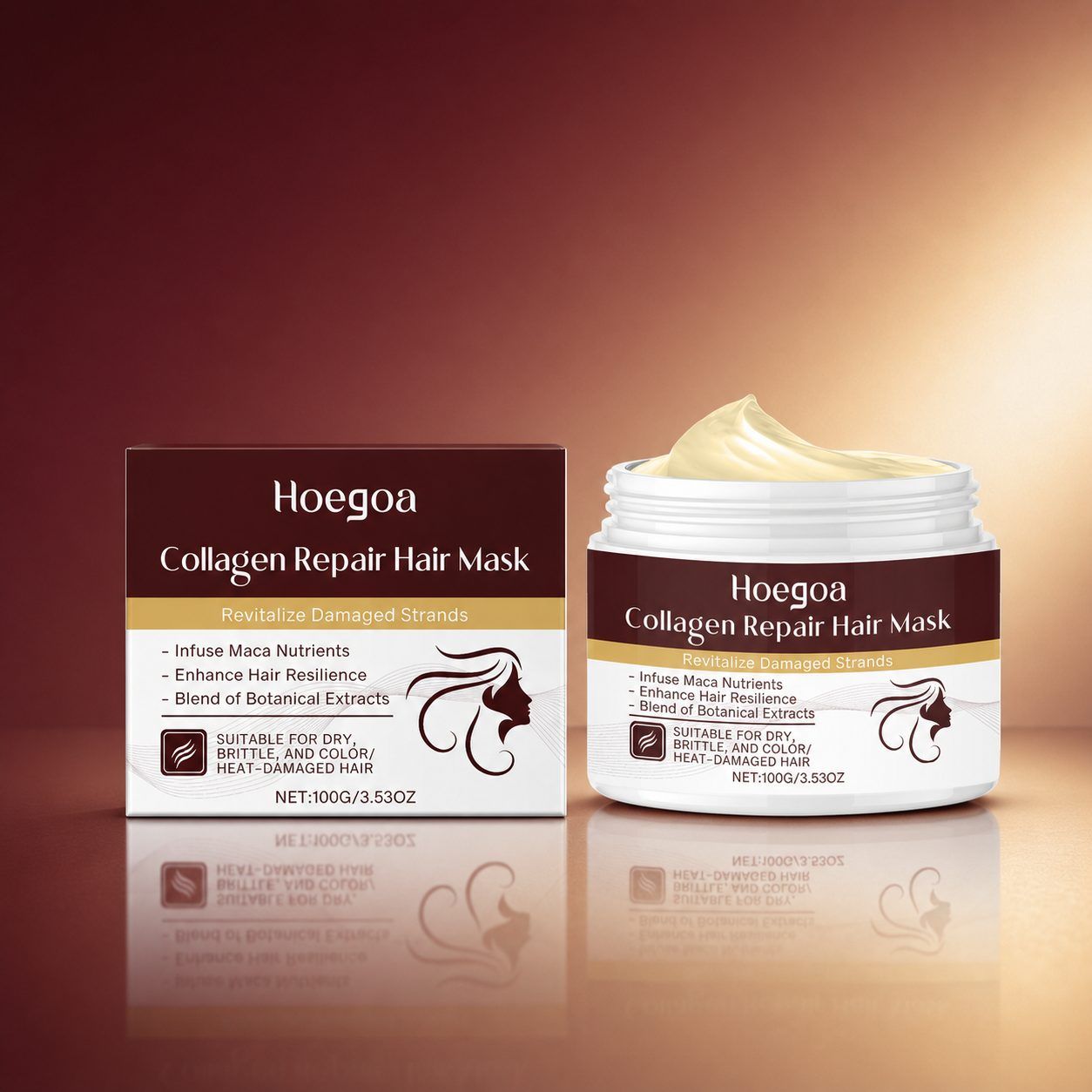 HOEGOA Collagen Hair Conditioner, 100 g photo 1