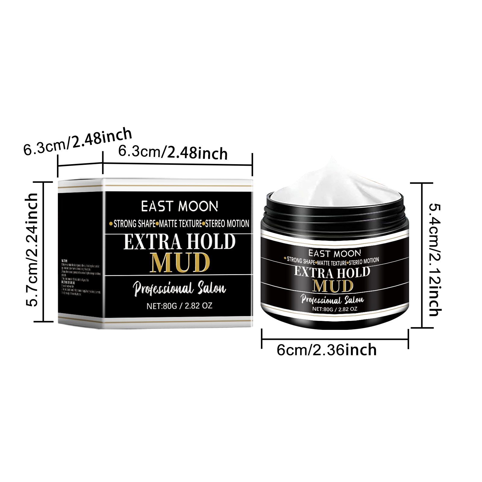 EAST MOON Hair Styling Cream, 80 g photo 8