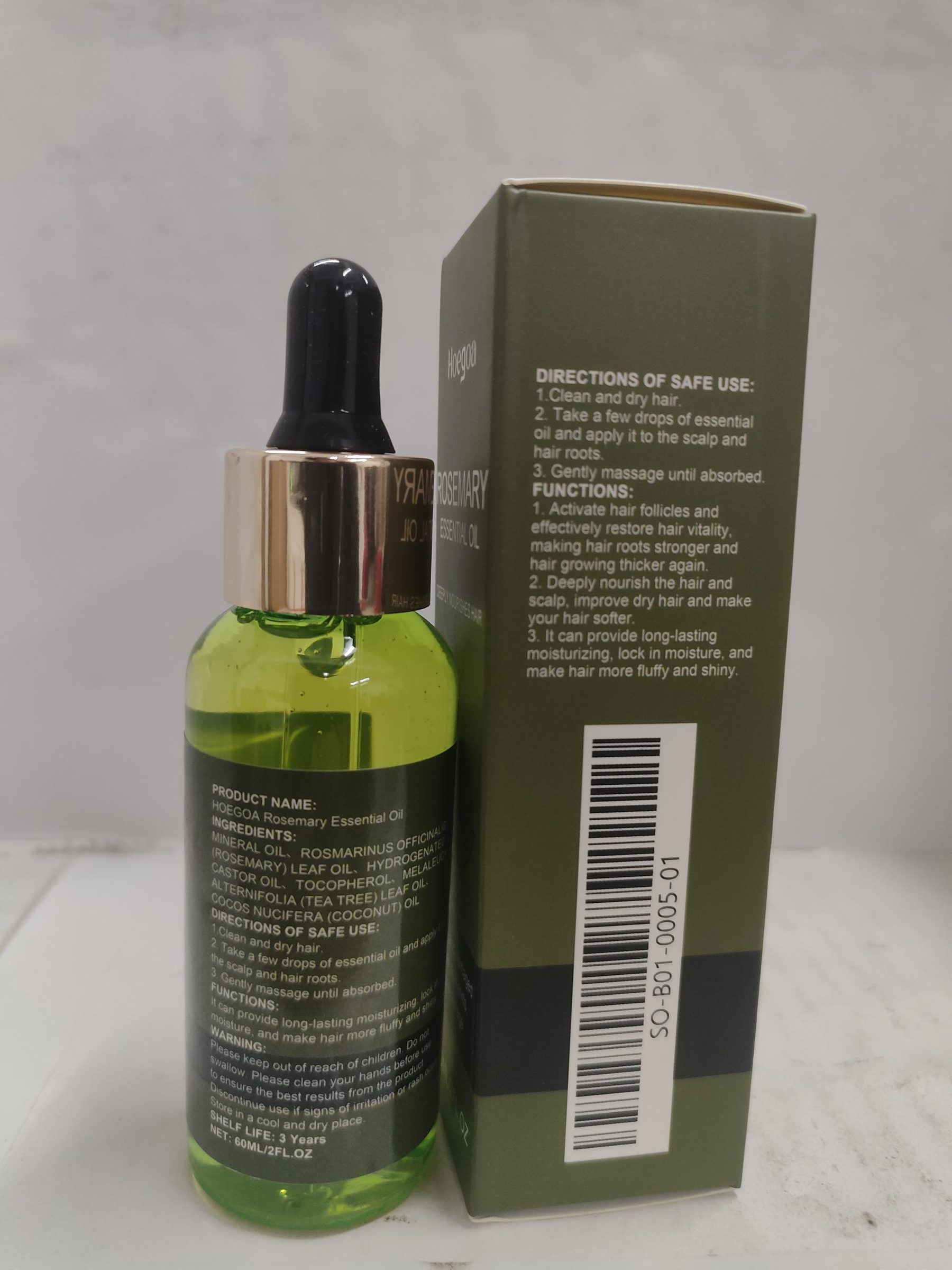 HOEGOA Rosemary Hair Care Oil, 60 ml photo 2