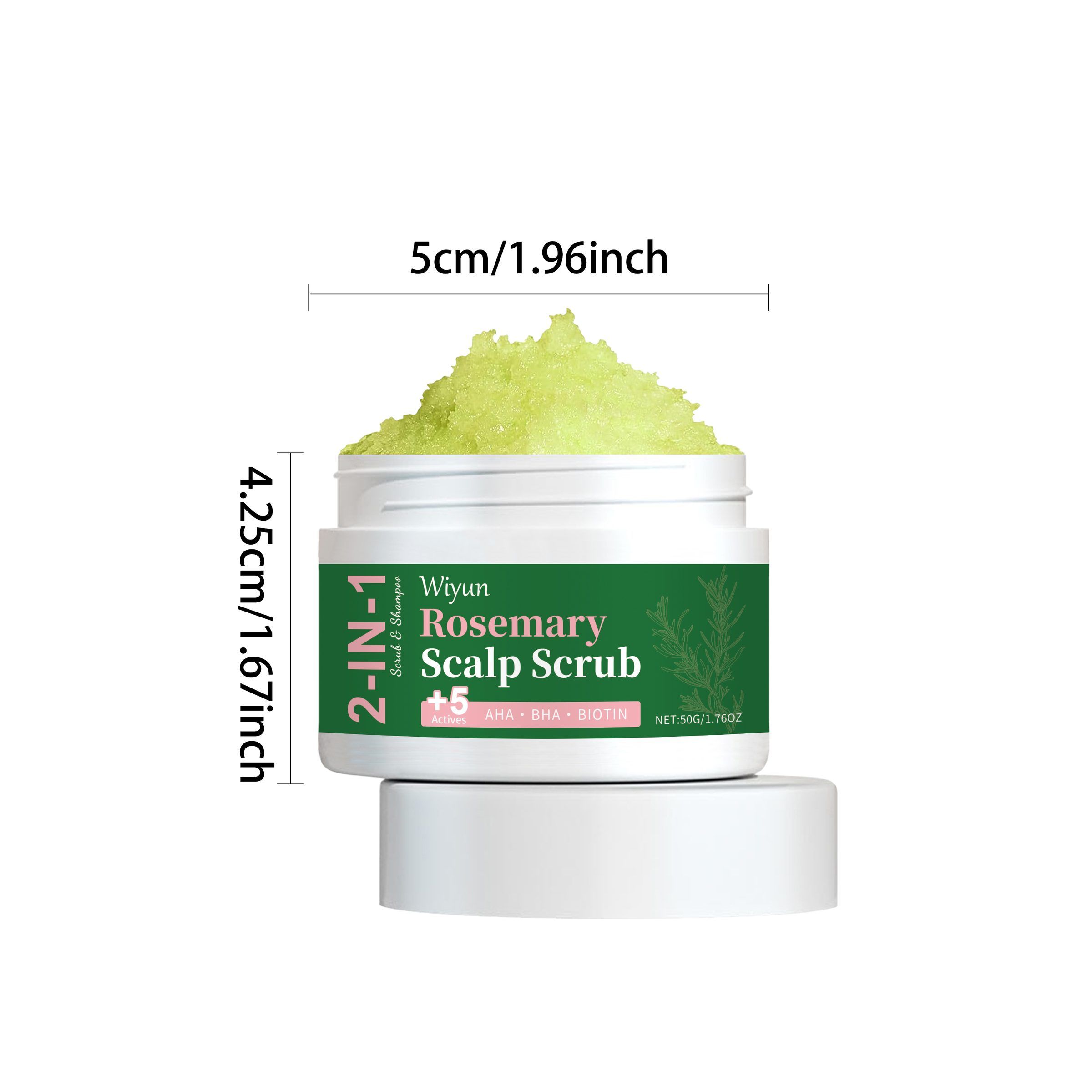 WIYUN Scalp Scrub Shampoo, 60 g photo 8