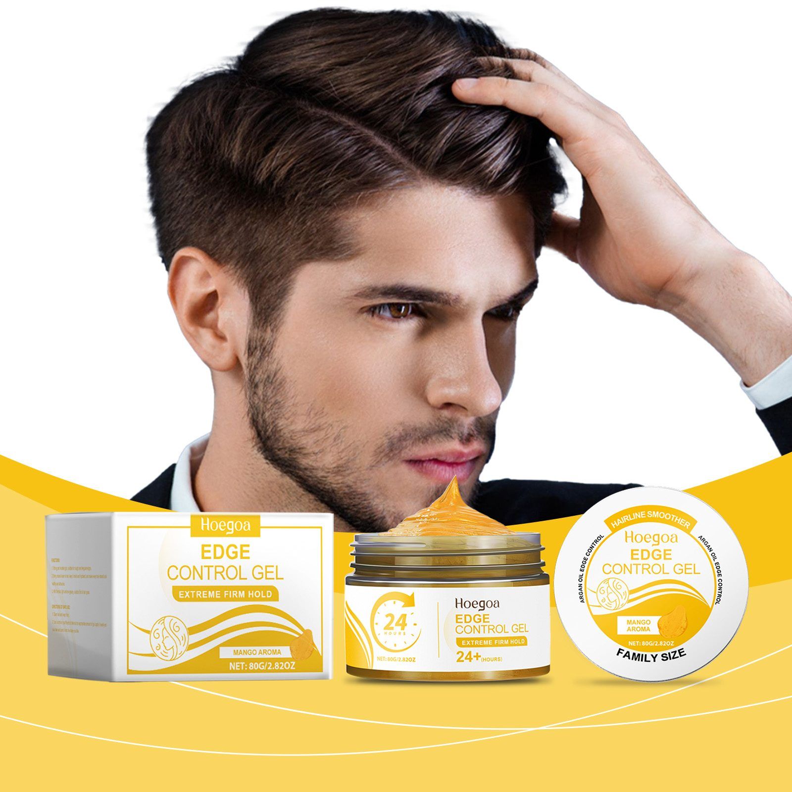 HOEGOA Mango Aroma Edge Control Gel, 80 g photo 8