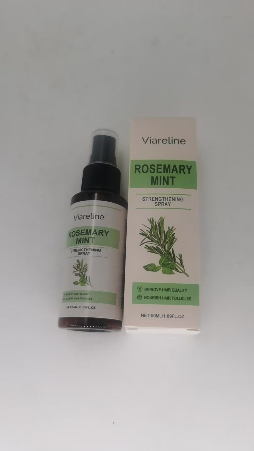 VIARELINE Rosemary Mint Leave-In Hair Spray, 50 ml photo 5
