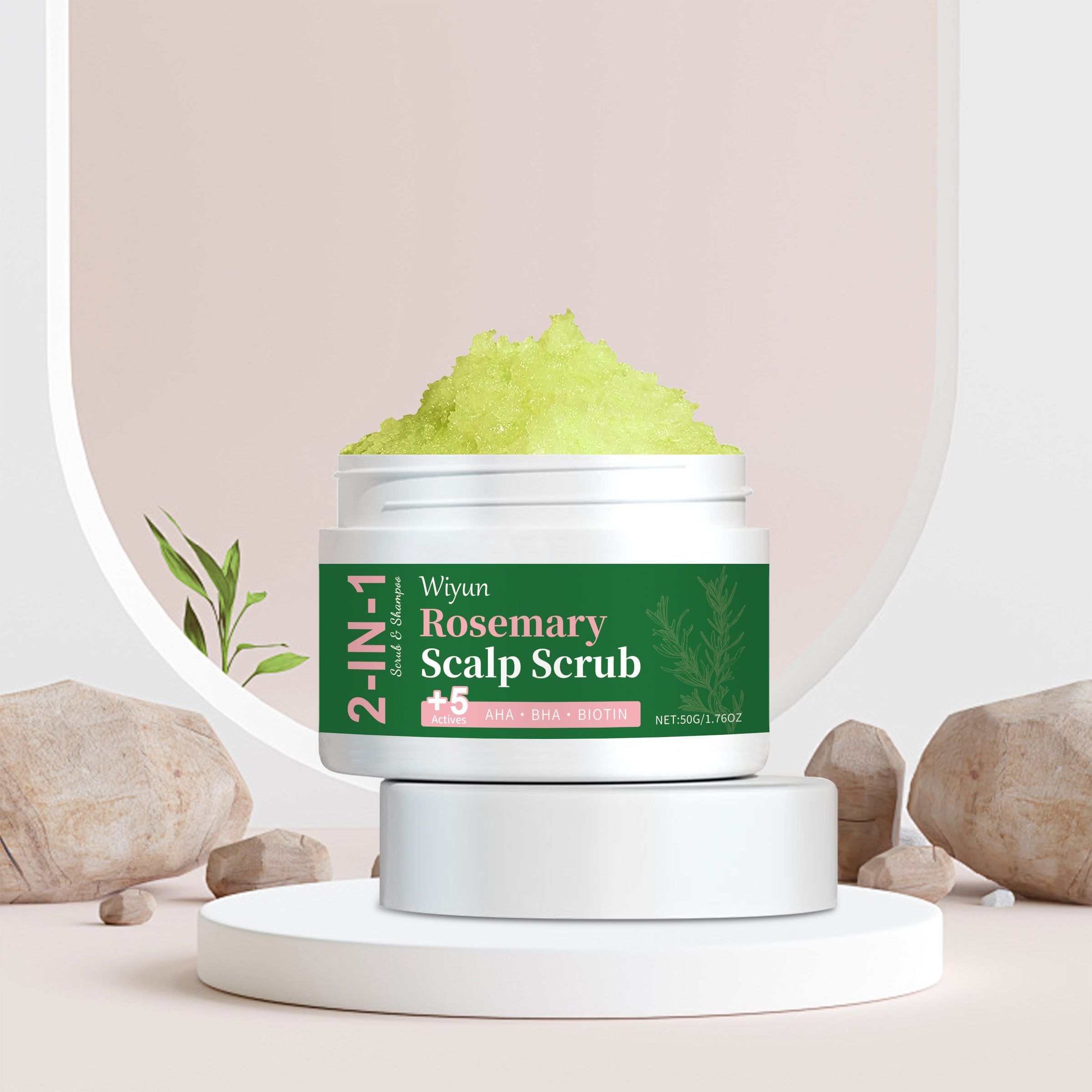 WIYUN Scalp Scrub Shampoo, 60 g photo 7