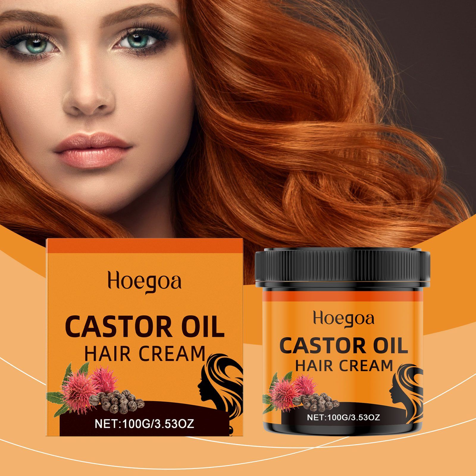 HOEGOA Leave-In Hair Conditioning Cream, 100 g photo 4