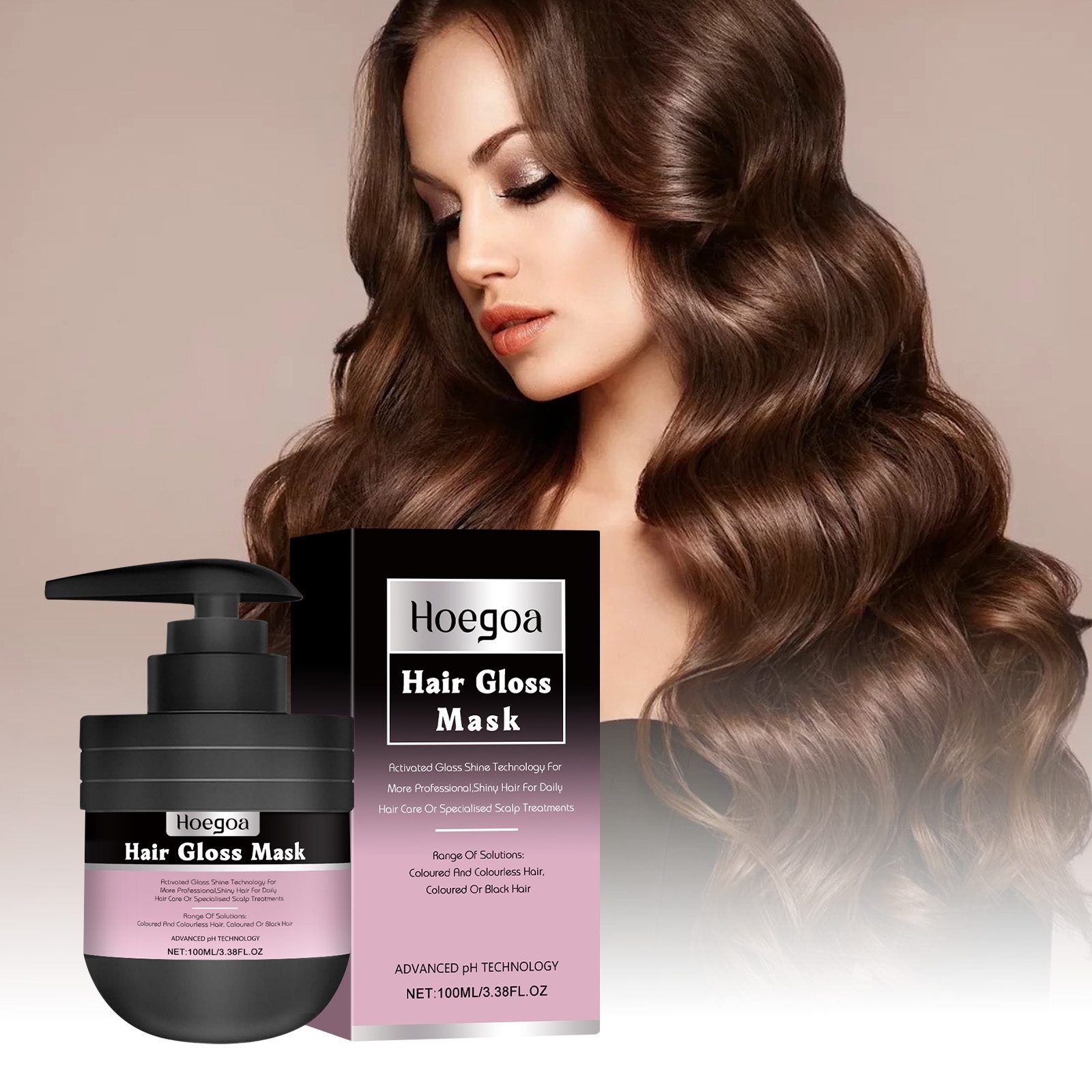 HOEGOA Smoothing Rinse-Off Hair Mask, 100 ml photo 6