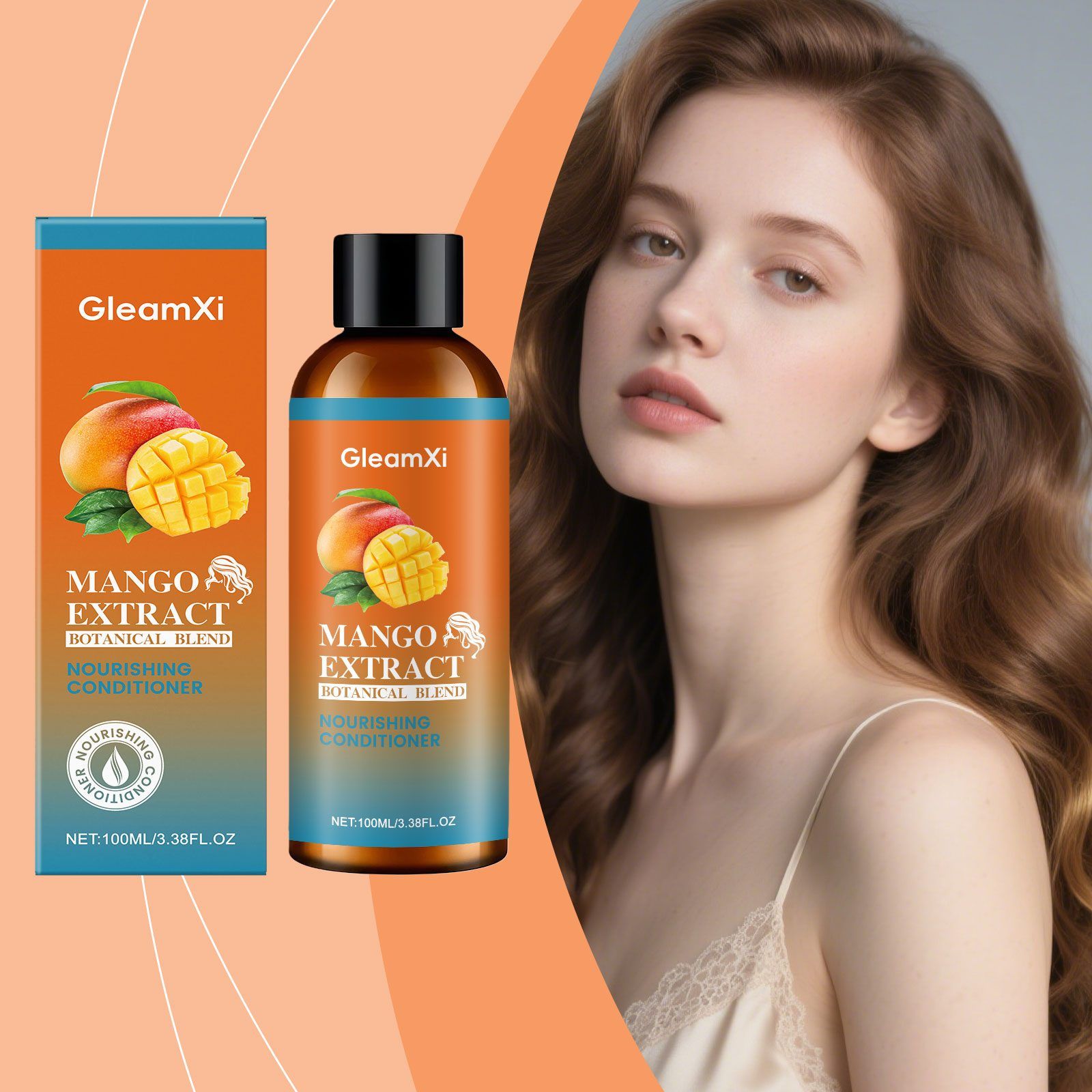 GleamXi Mango Hair Conditioner, 100 ml photo 2