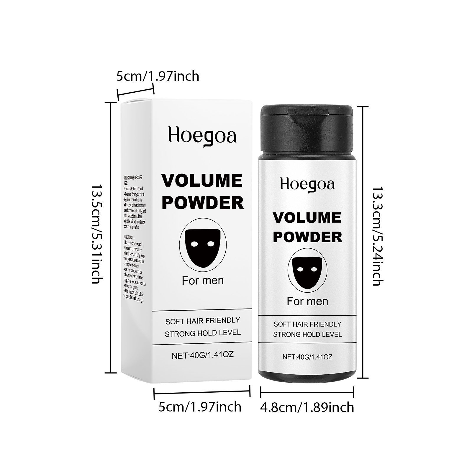 HOEGOA Volumizing Hair Styling Powder, 40 g photo 6