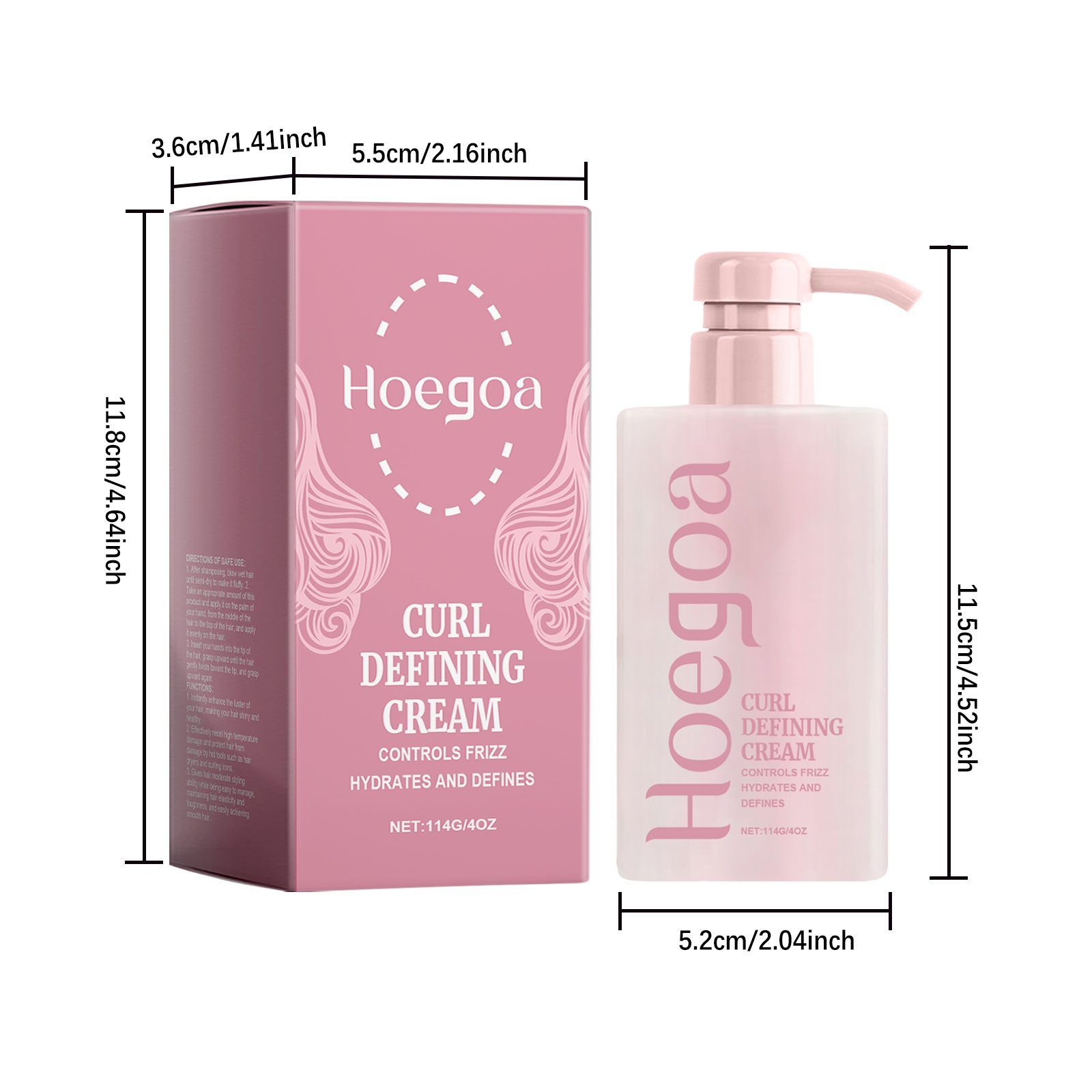 HOEGOA Curl Styling Cream, 114 g photo 3