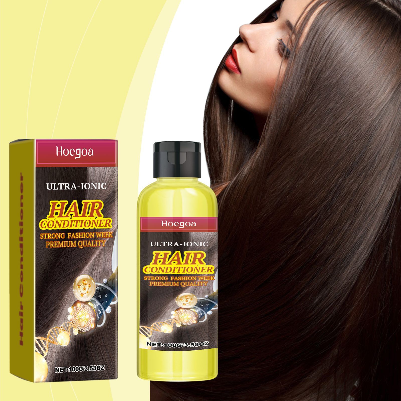 HOEGOA Yellow-Tone Hair Conditioner, 100 g photo 8