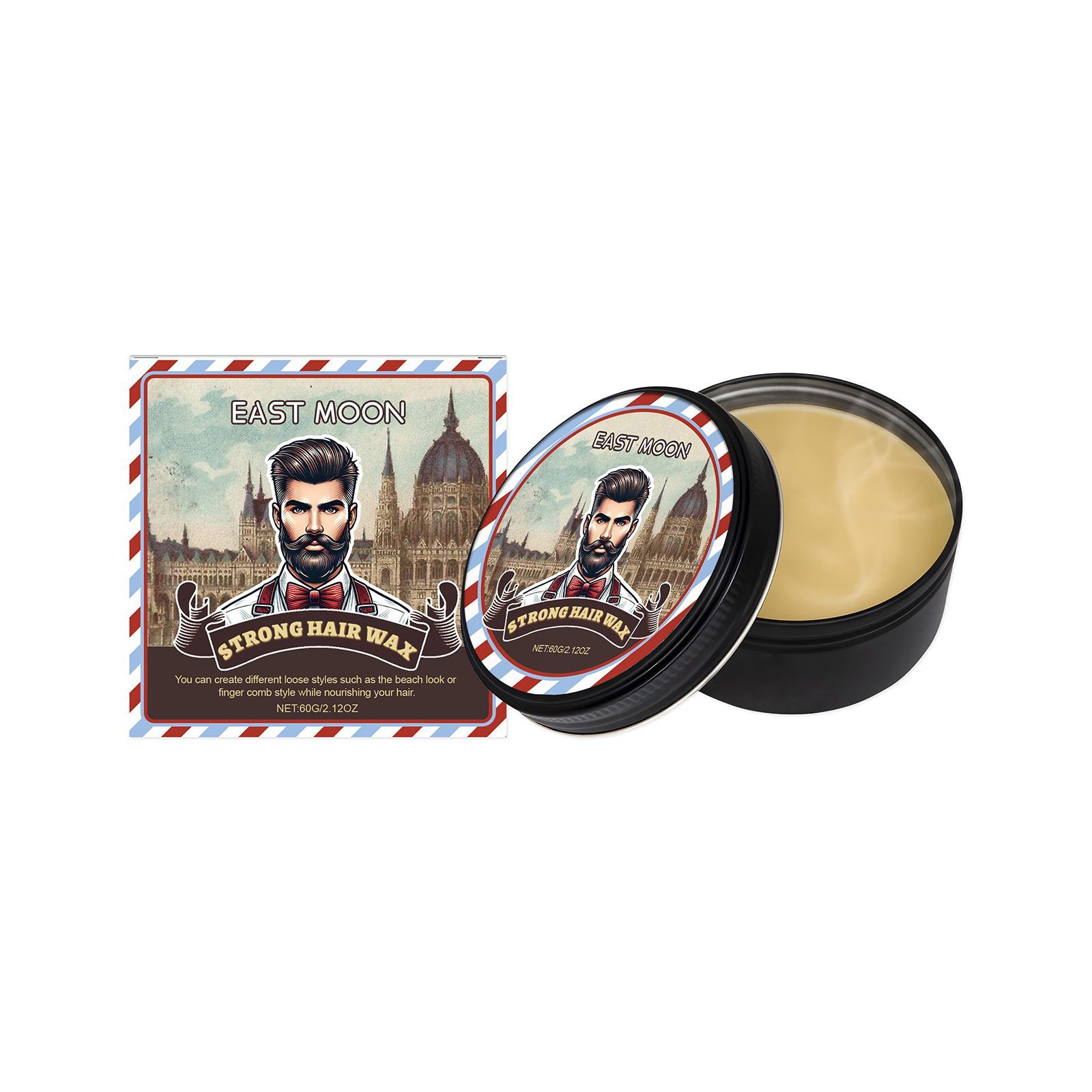 EAST MOON Conditioning Hair Styling Wax, 60 g photo 5