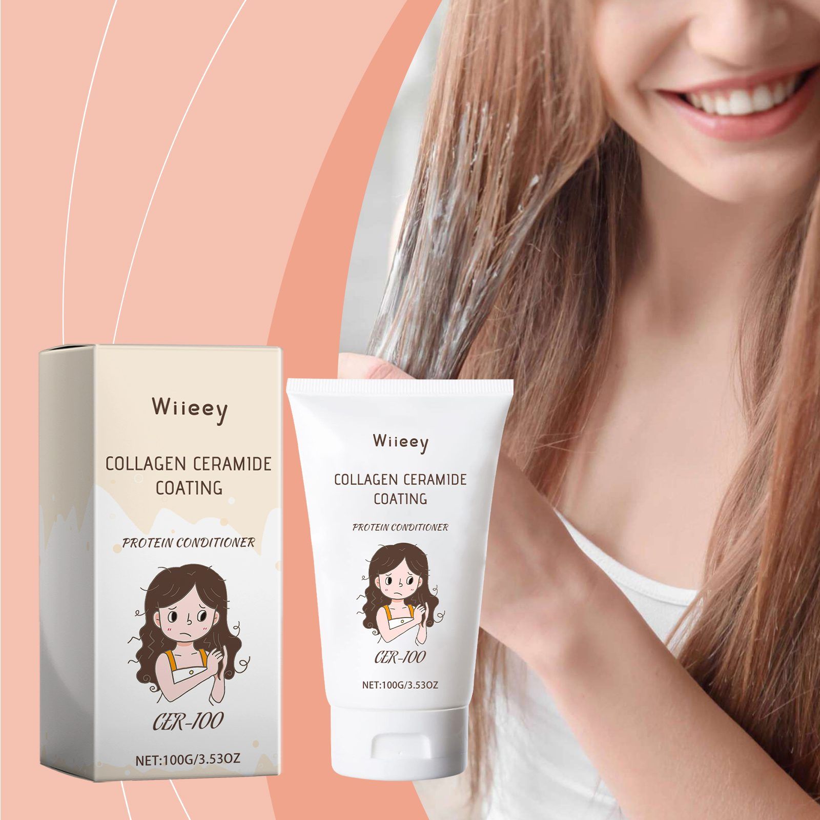 WIIEEY Collagen Hair Conditioner, 100 g photo 3