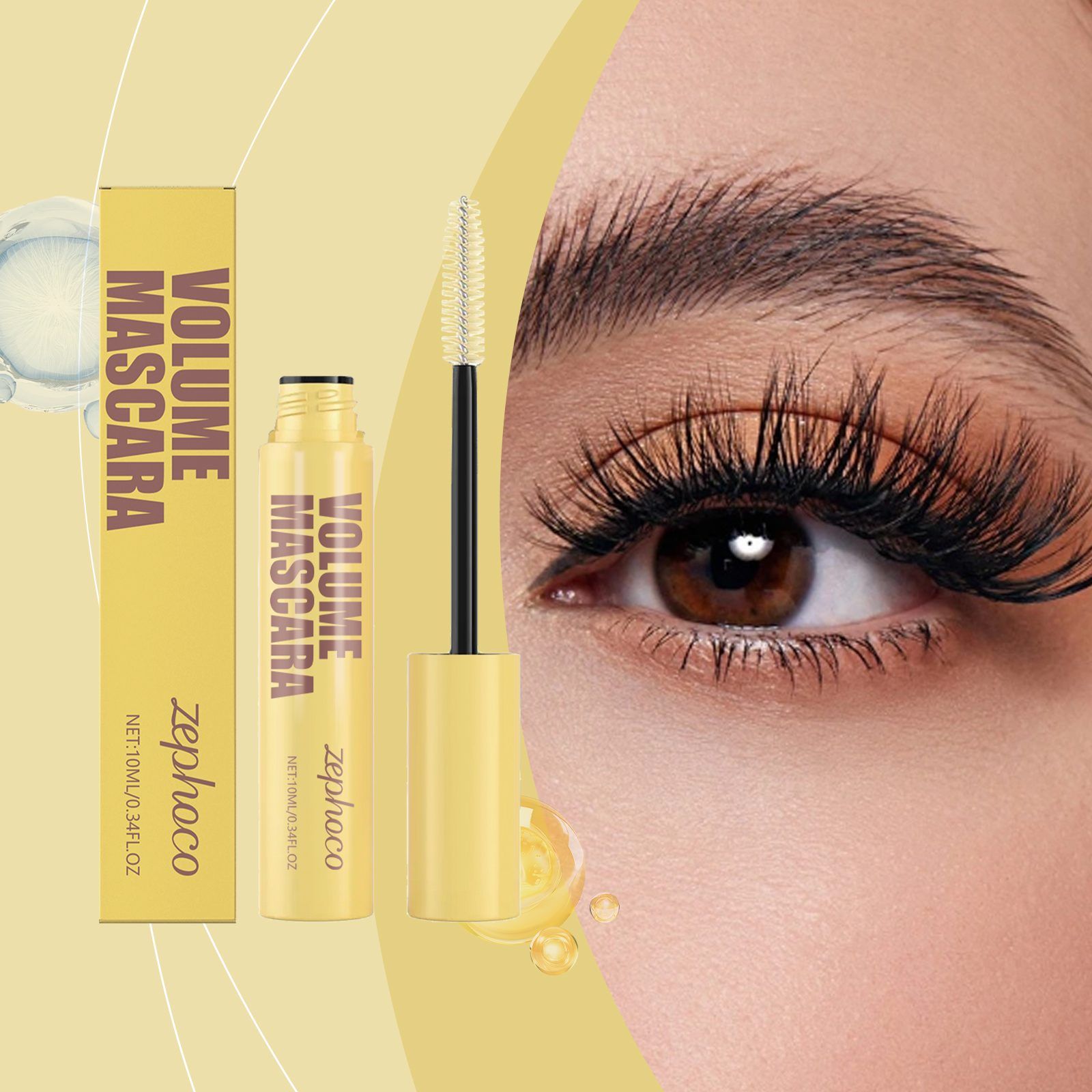 AMZ Lengthening and Curling Mascara, 9 ml photo 8