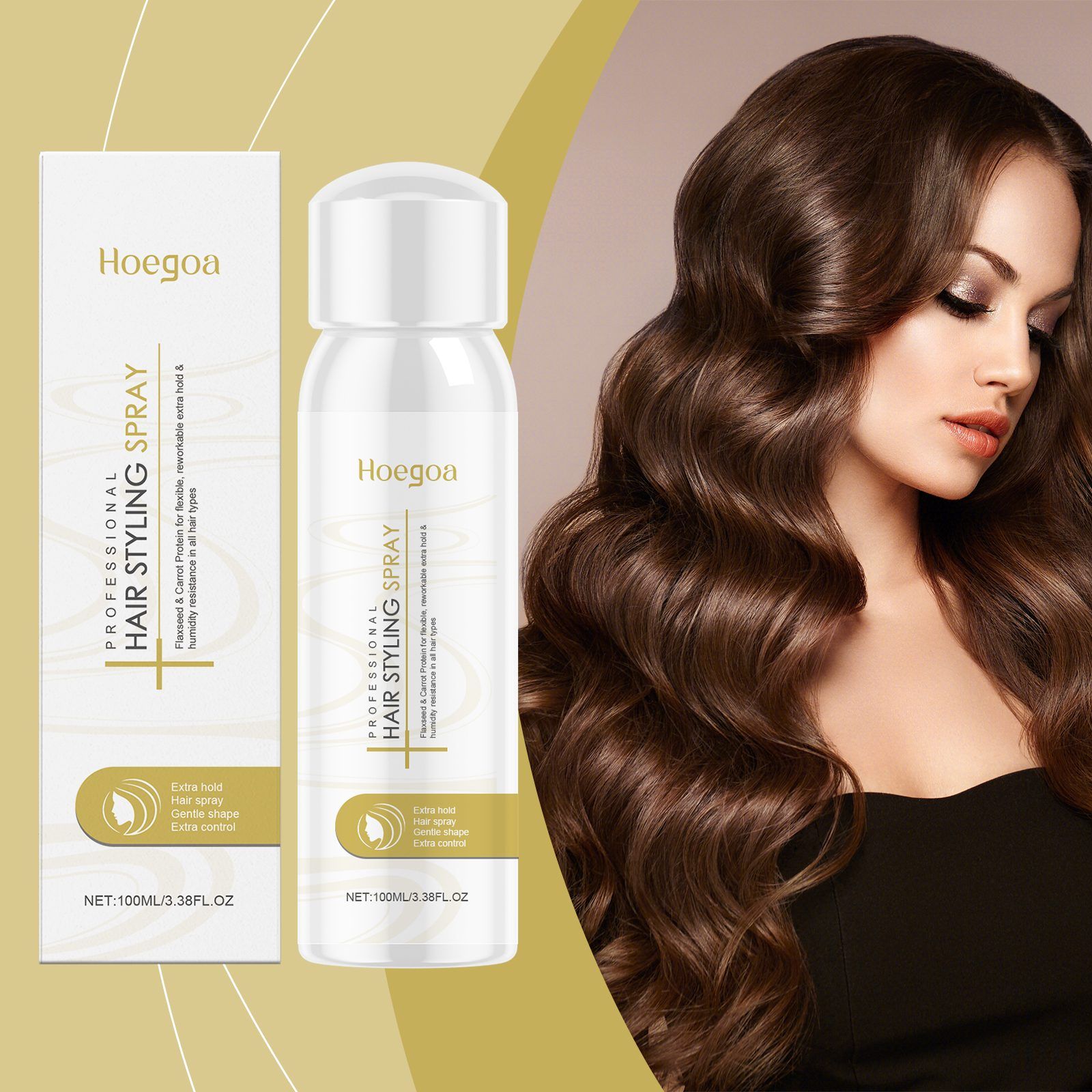 HOEGOA Hair Styling Spray, 100 ml photo 2