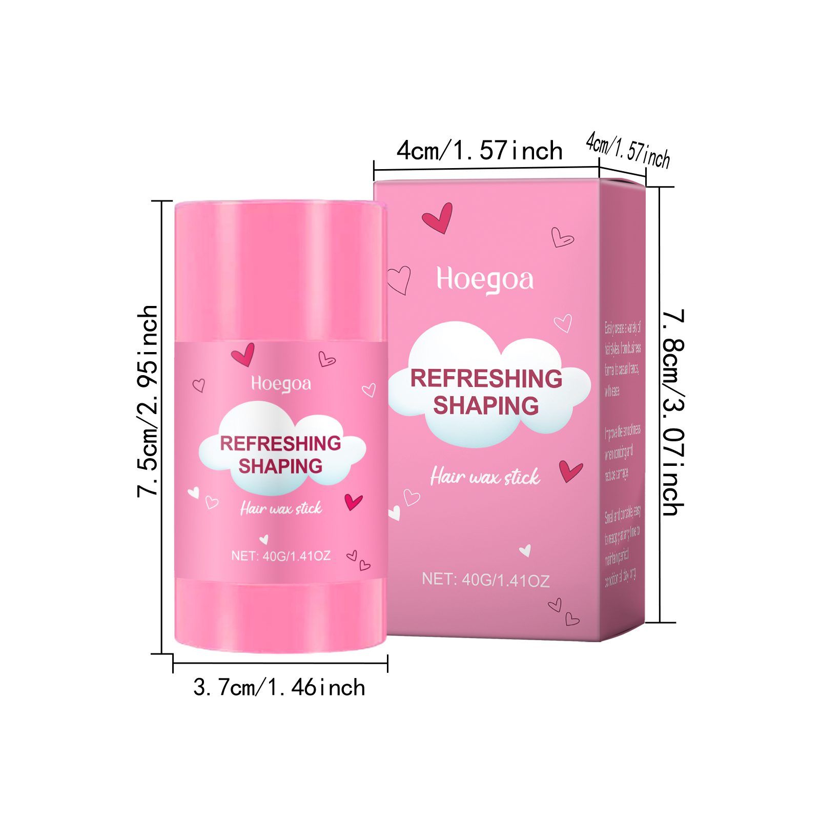 HOEGOA Hair Wax Stick, 40 g photo 5