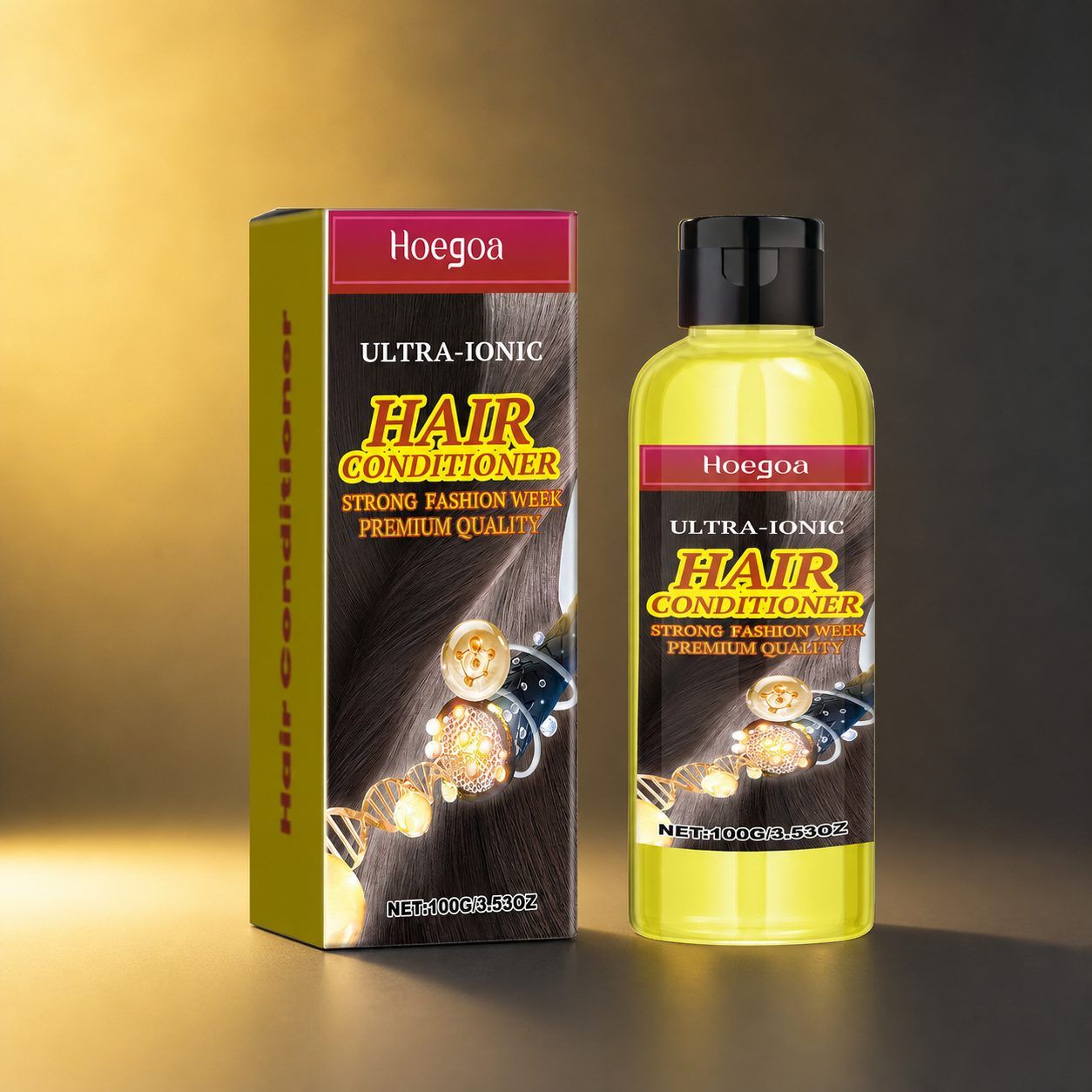 HOEGOA Yellow-Tone Hair Conditioner, 100 g photo 1