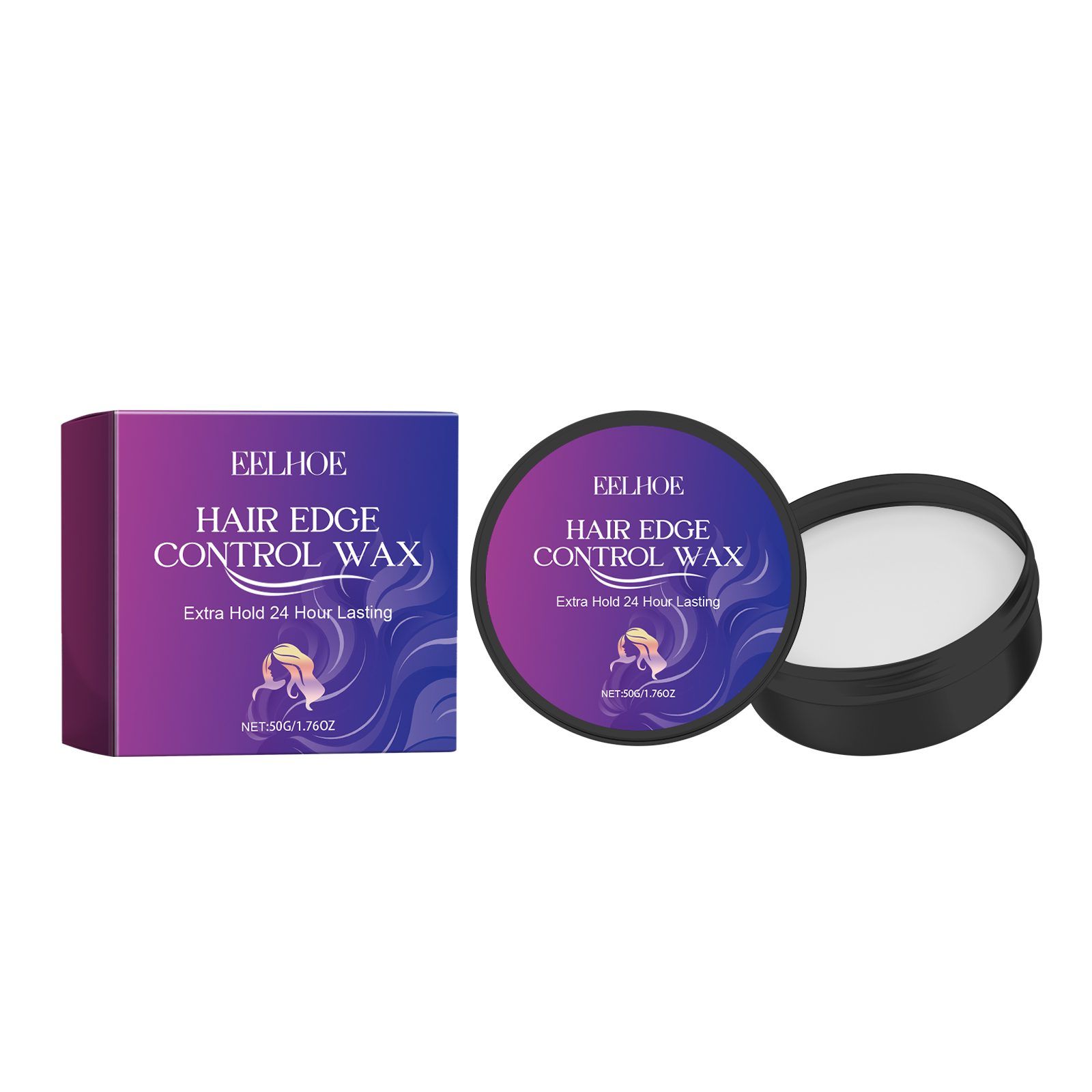 EELHOE Hair Edge Styling Wax, 50 g photo 5