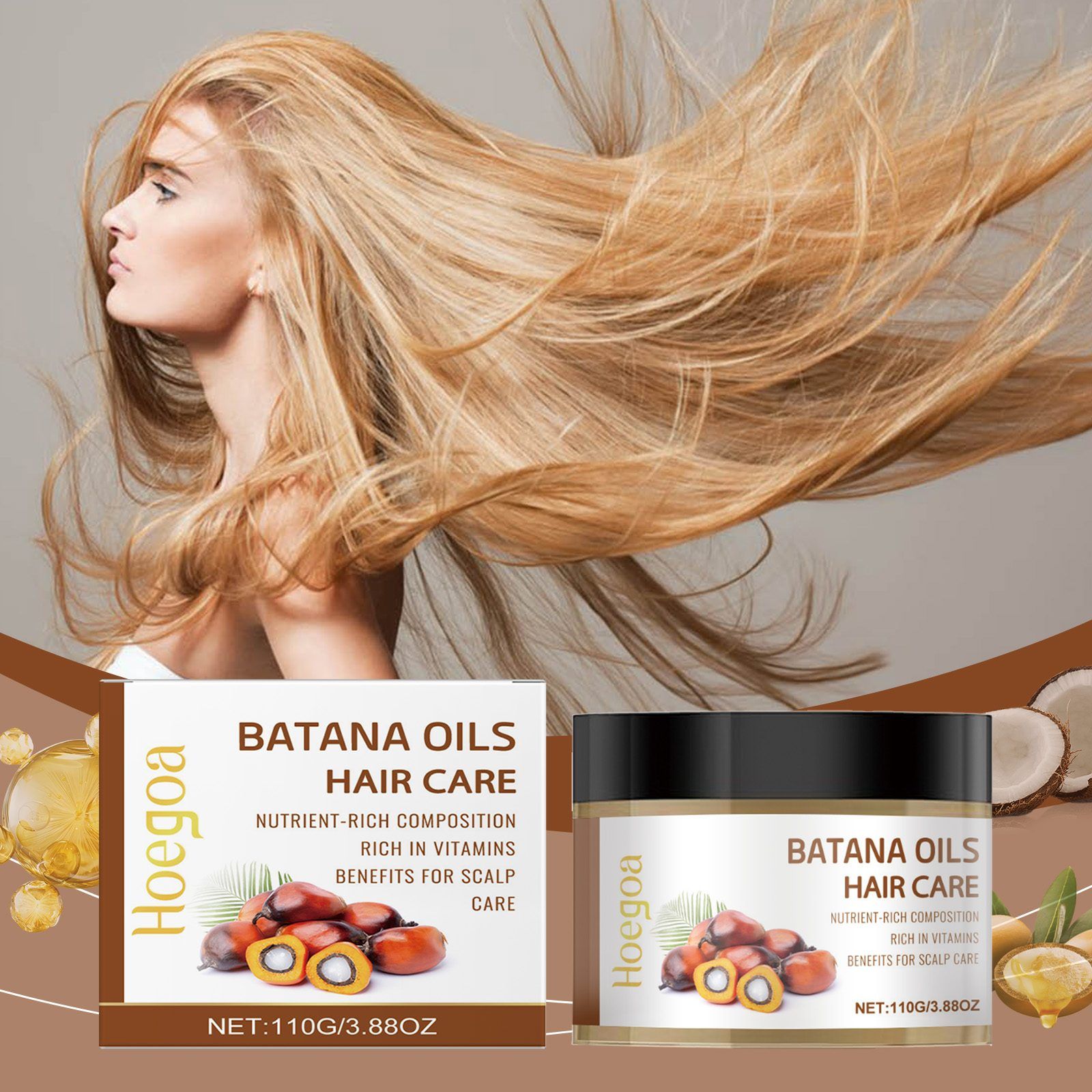 HOEGOA Batana Hair Conditioning Balm, 110 g photo 2