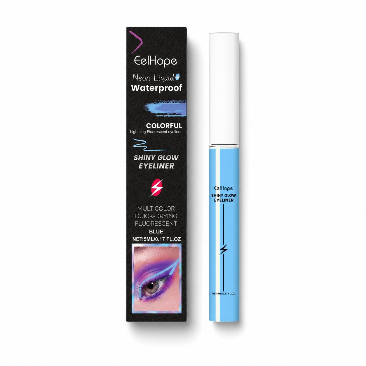 EELHOPE Liquid Eyeliner, Blue, 5 ml photo 4