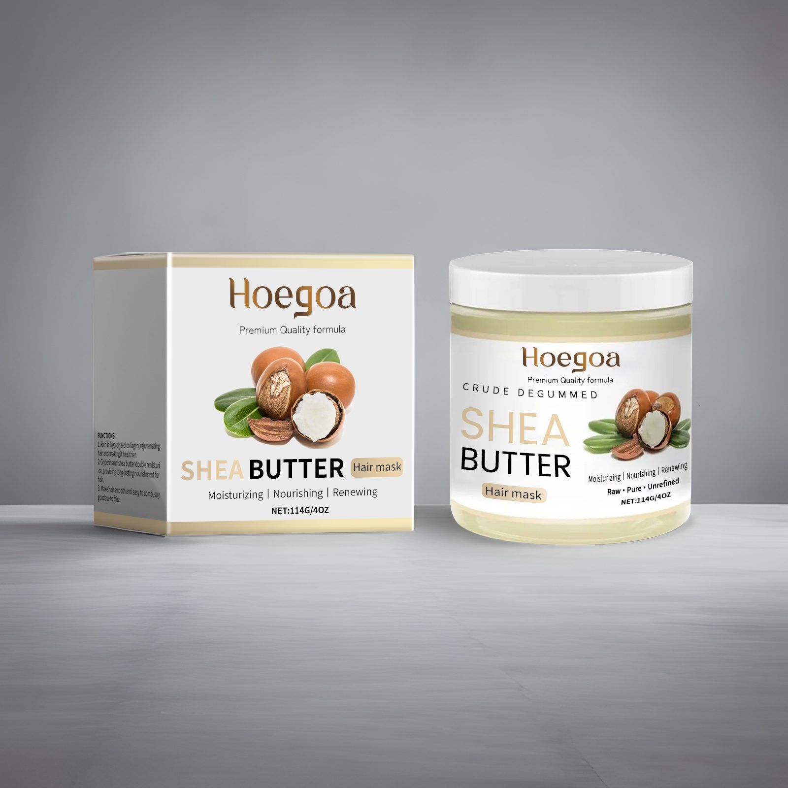 HOEGOA Shea Butter Moisturizing Hair Mask, 114 g photo 4