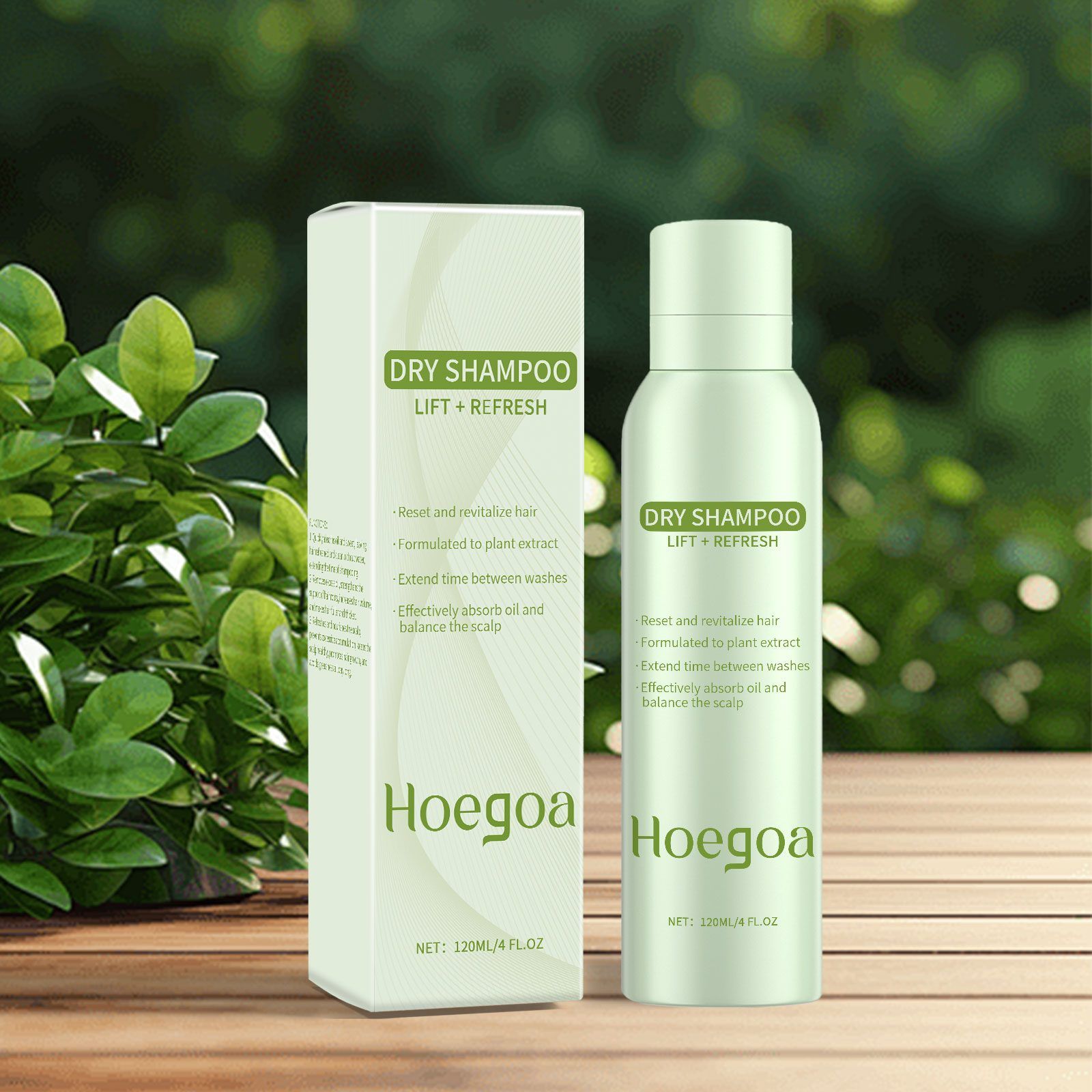 HOEGOA Dry Shampoo Spray, 120 ml photo 6