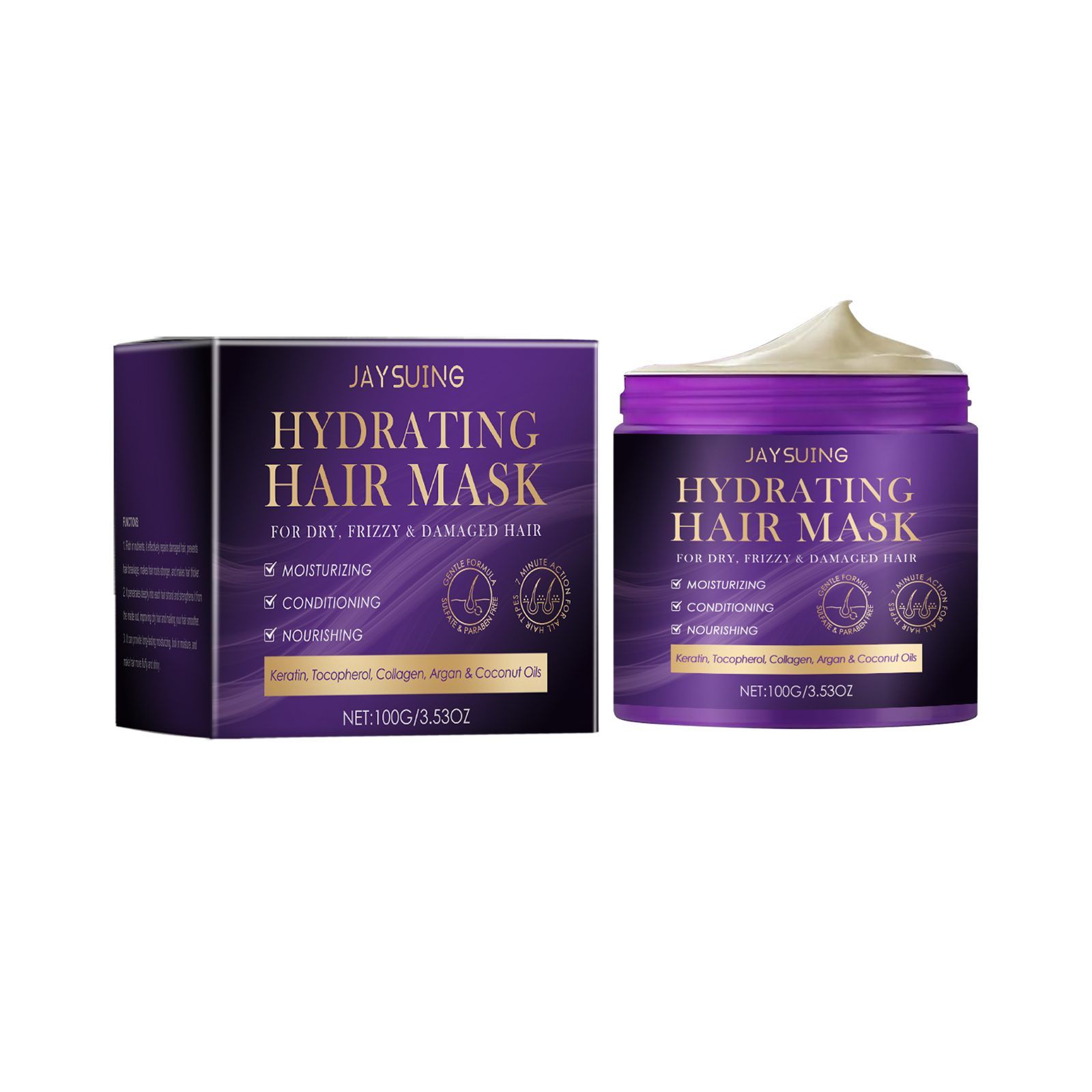 JAYSUING Moisturizing Hair Mask, 100 g photo 1
