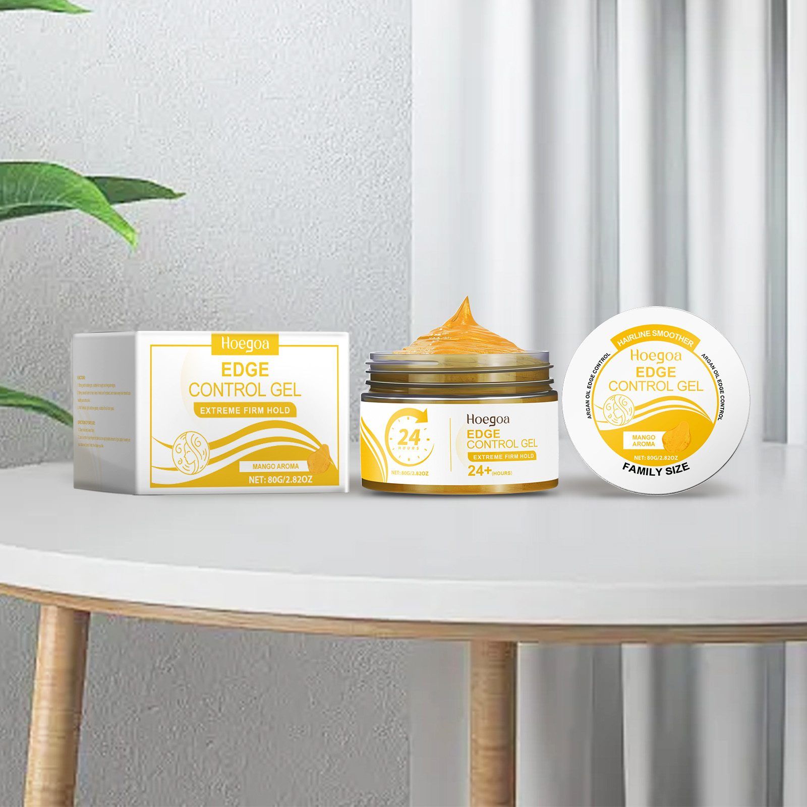 HOEGOA Mango Aroma Edge Control Gel, 80 g photo 4