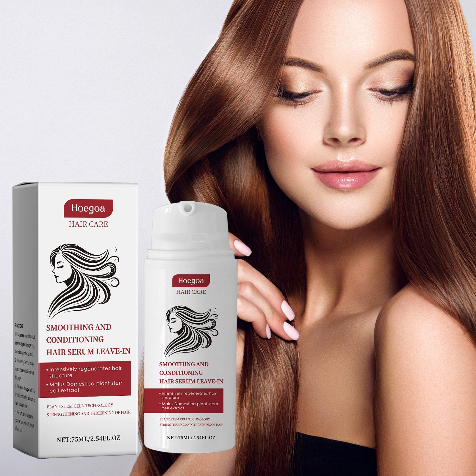HOEGOA Leave-In Hair Care Serum, 75 ml photo 8