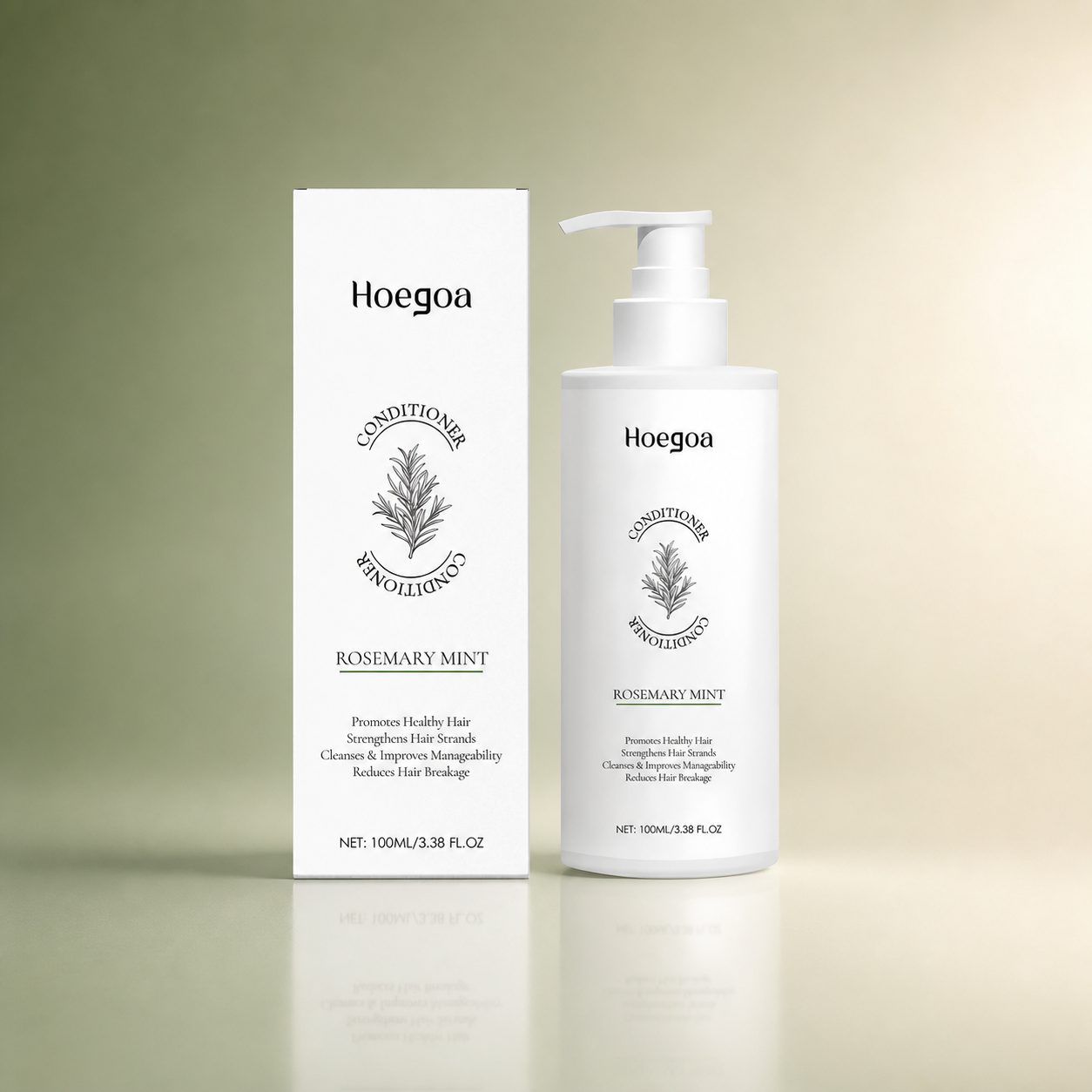 HOEGOA Rosemary Mint Hair Conditioner, 100 ml photo 1