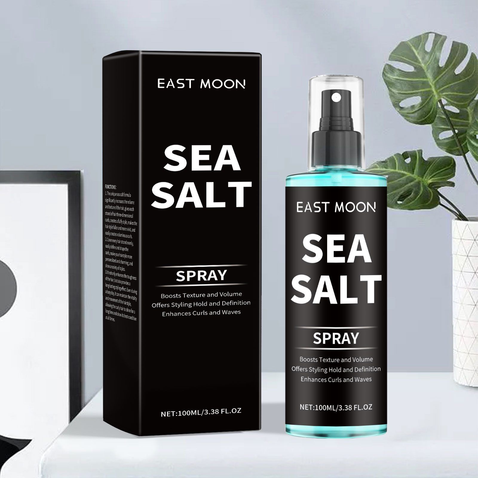 EAST MOON Sea Salt Curl Styling Spray, 100 ml photo 5