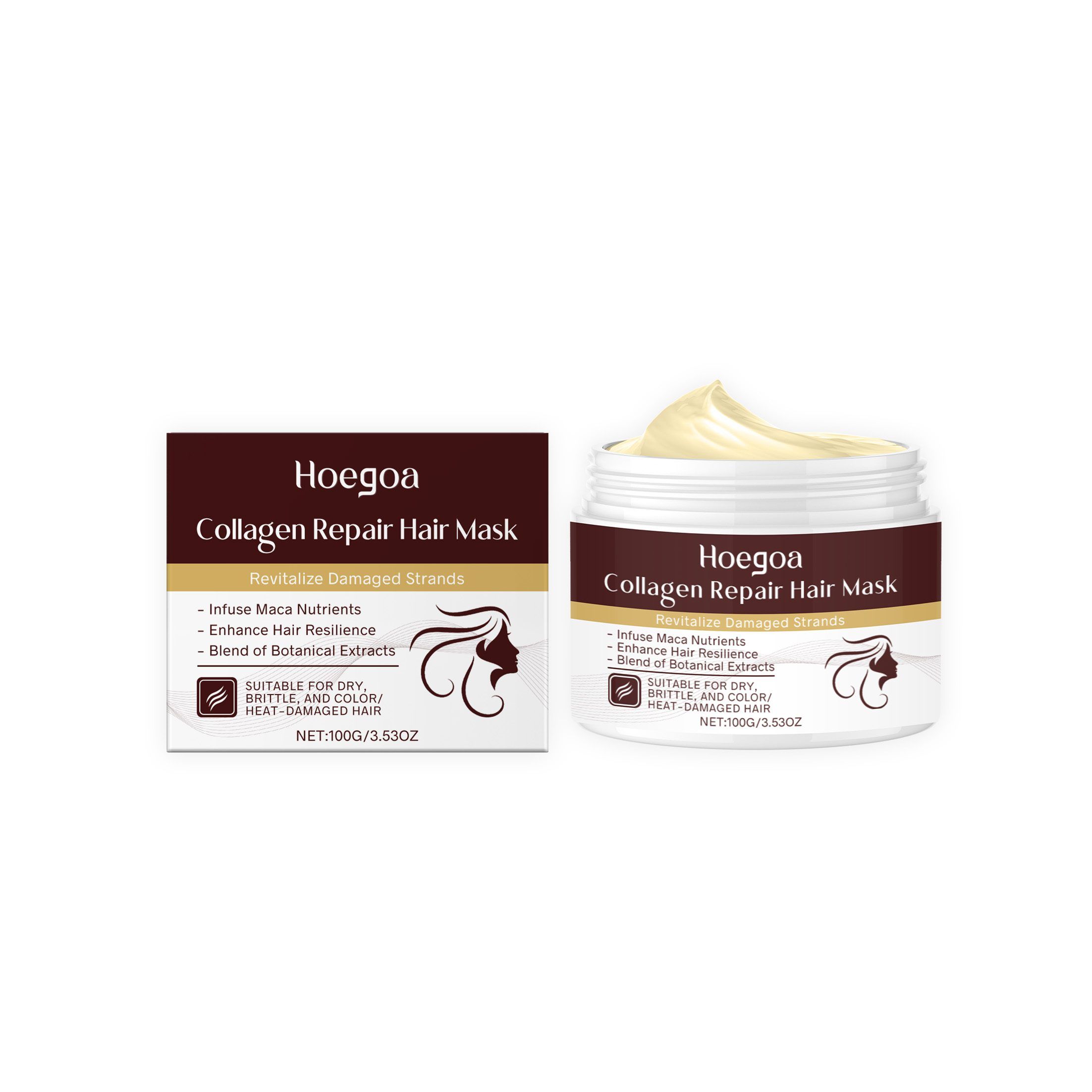 HOEGOA Collagen Hair Conditioner, 100 g photo 5