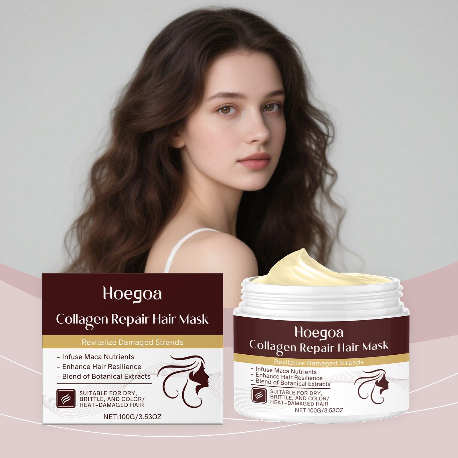 HOEGOA Collagen Hair Conditioner, 100 g photo 2