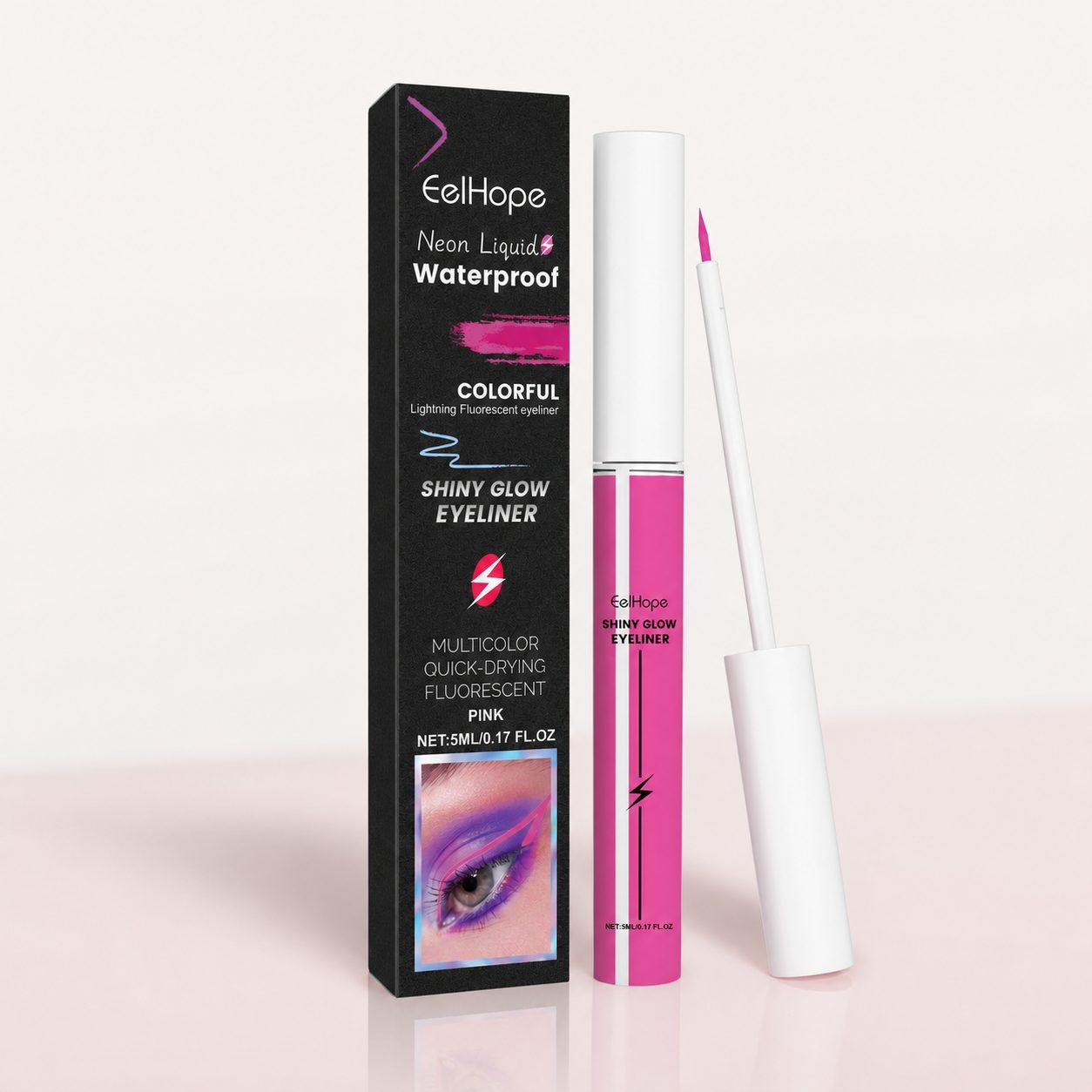 EELHOPE Liquid Eyeliner, Pink, 5 ml photo 4