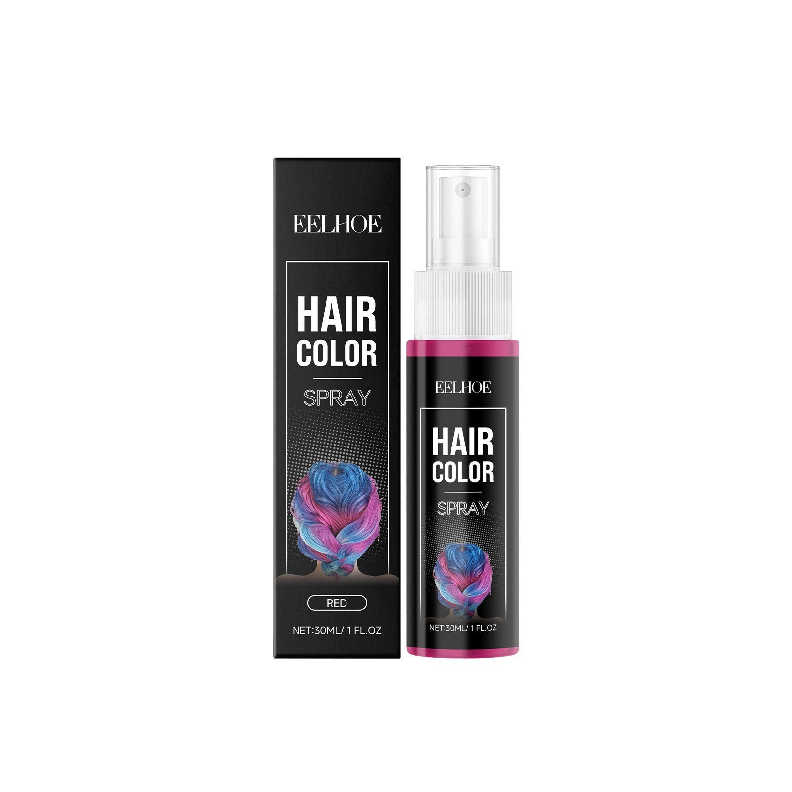 EELHOE Temporary Red Hair Color Spray 30 ml, 30 ml photo 3