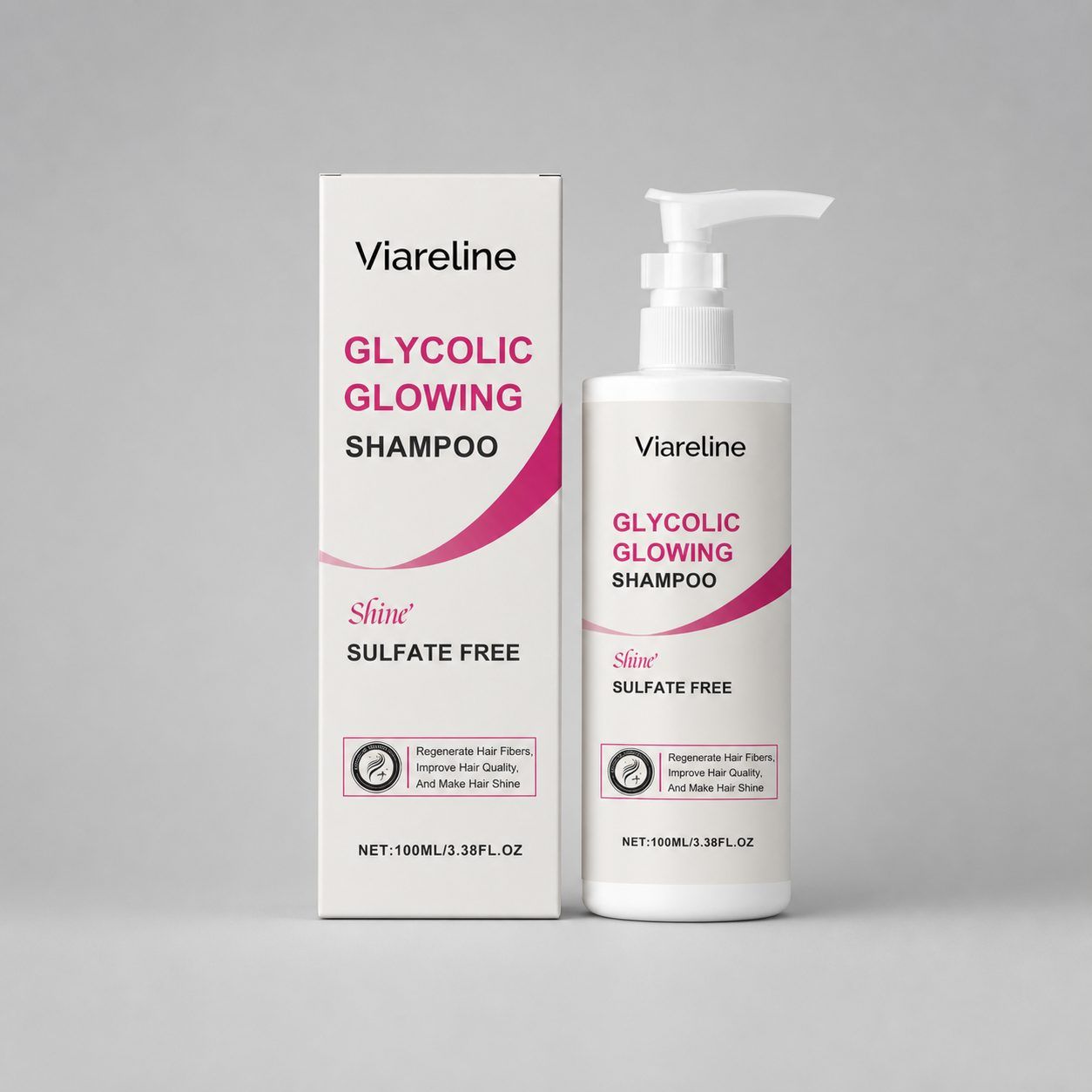 VIARELINE Shine Care Hair Shampoo, 100 ml photo 1