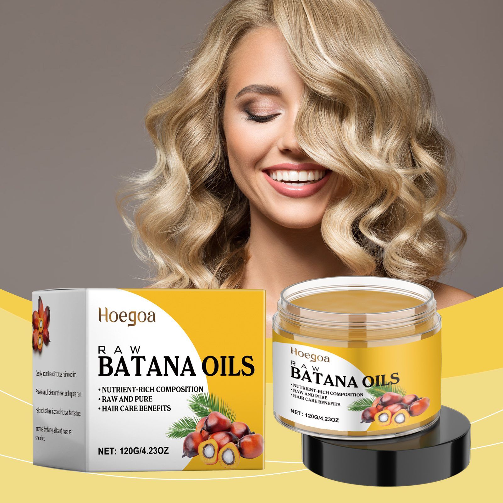 HOEGOA Batana Hair Conditioning Oil, 120 g photo 4