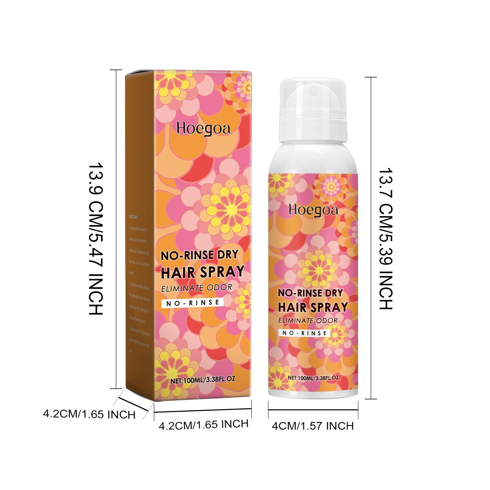 HOEGOA Dry Hair Refresh Spray, 100 ml photo 5