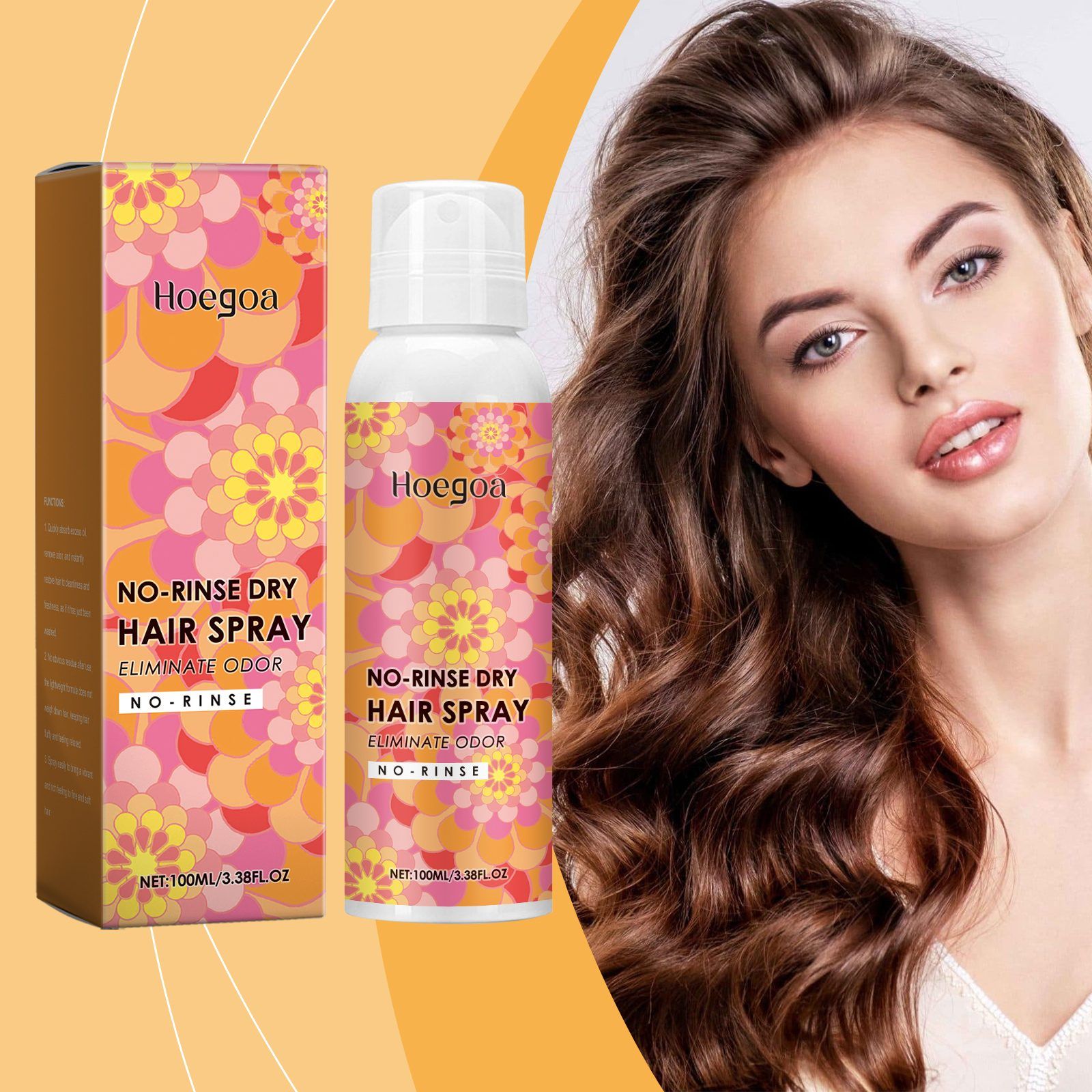 HOEGOA Dry Hair Refresh Spray, 100 ml photo 2