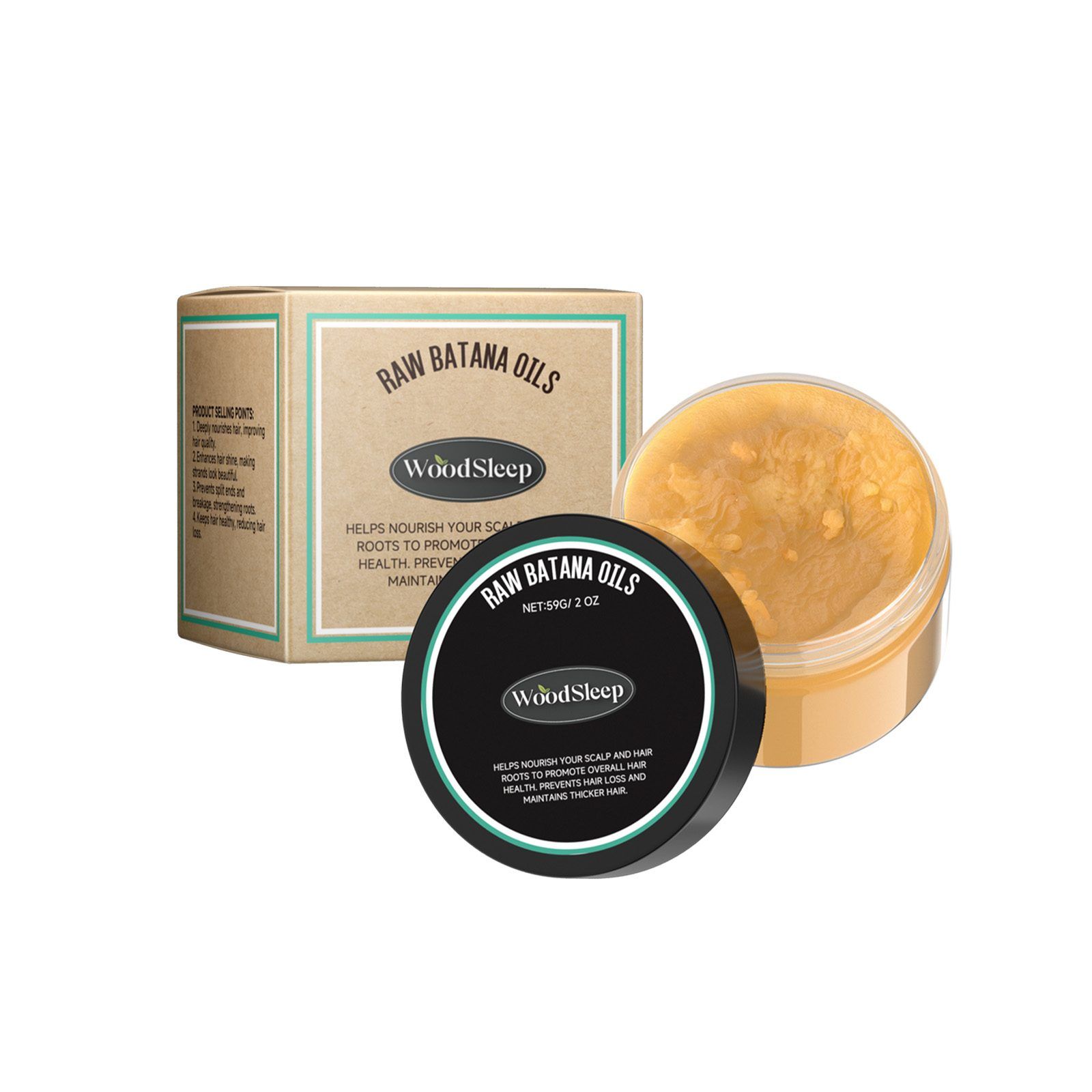 WOODSLEEP Batana Rinse-Off Hair Mask, 59 g photo 8