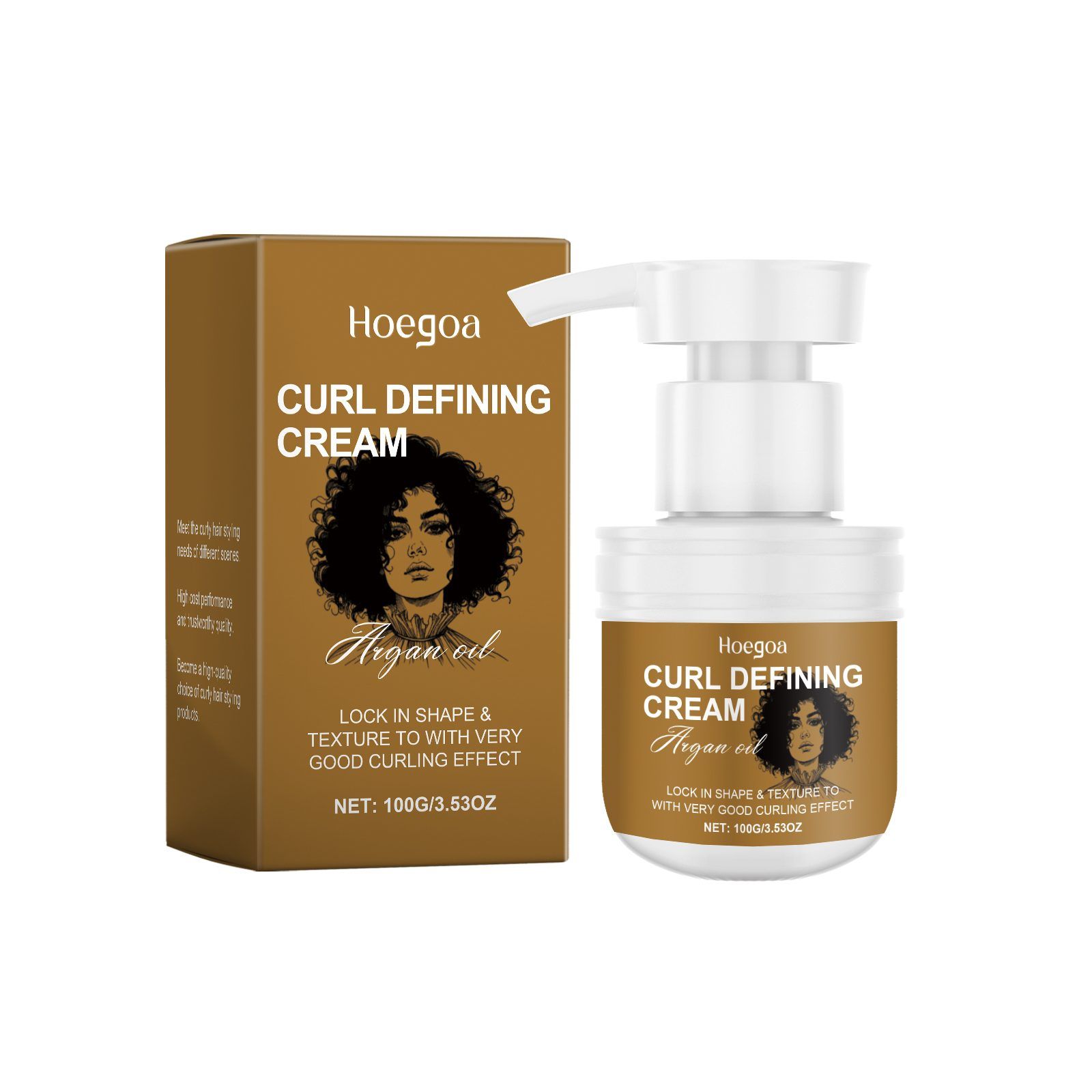HOEGOA Curl Styling Cream, 100 g photo 1