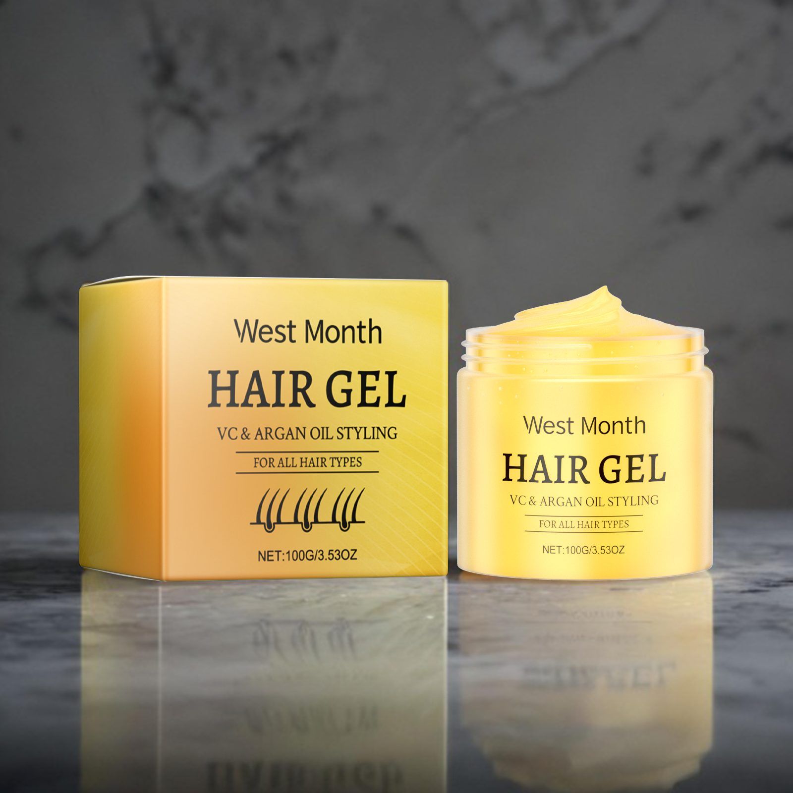 WEST MONTH Curl Styling Hair Gel, 100 g photo 7