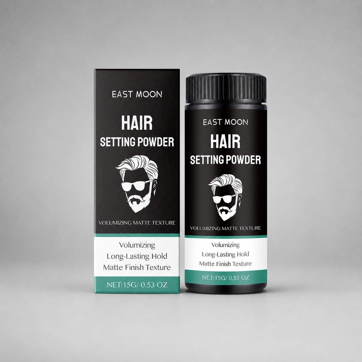 EAST MOON Men's Matte Hair Styling Powder, 15 g photo 1