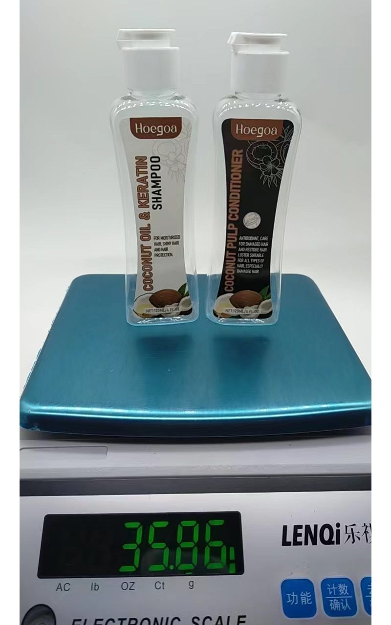 HOEGOA Coconut Milk Shampoo and Conditioner Set, 2 x 120 ml photo 8