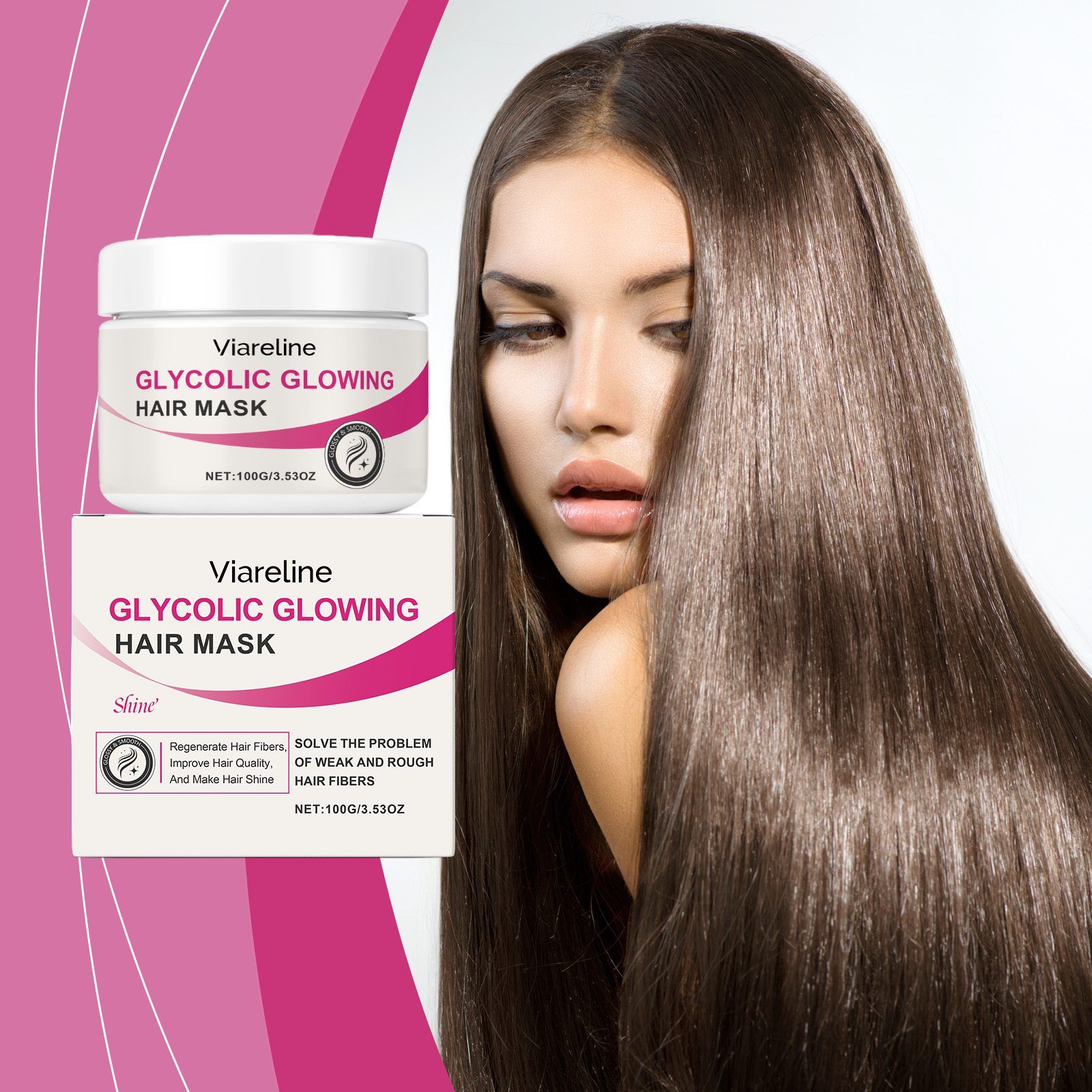 VIARELINE Nourishing Rinse-Off Hair Mask, 100 g photo 6
