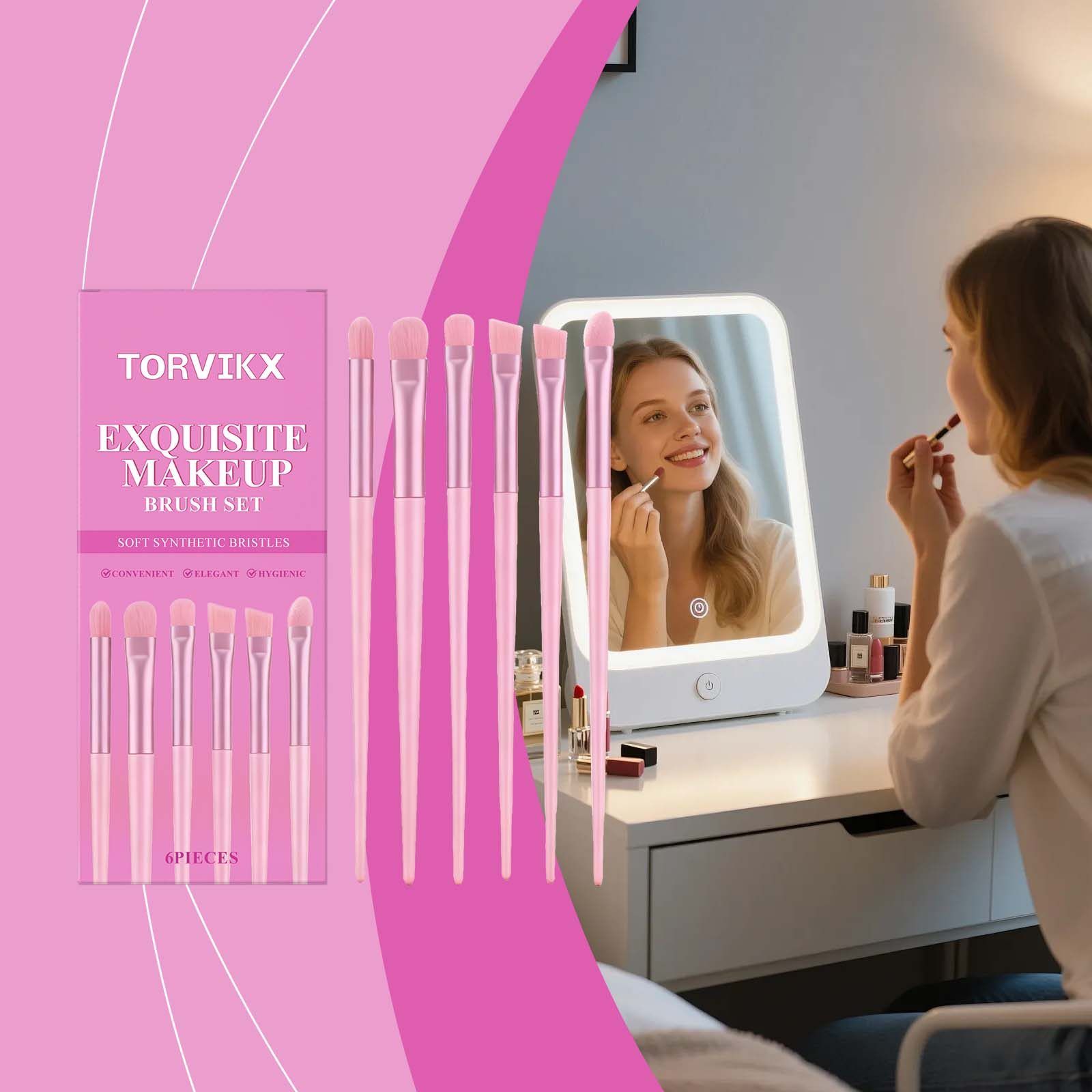 TORVIKX 6-Piece Makeup Brush Set, 6 Pieces photo 6