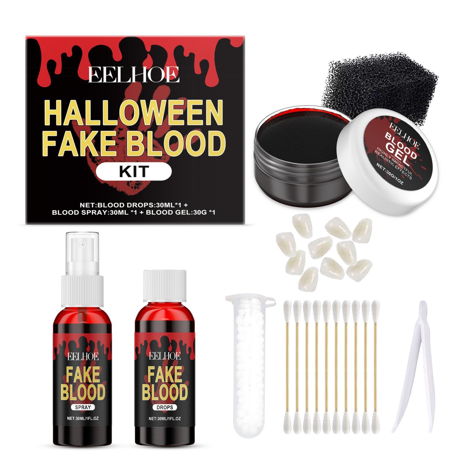 EELHOE Halloween Fake Blood Special Effects Set, 1 Set photo 4