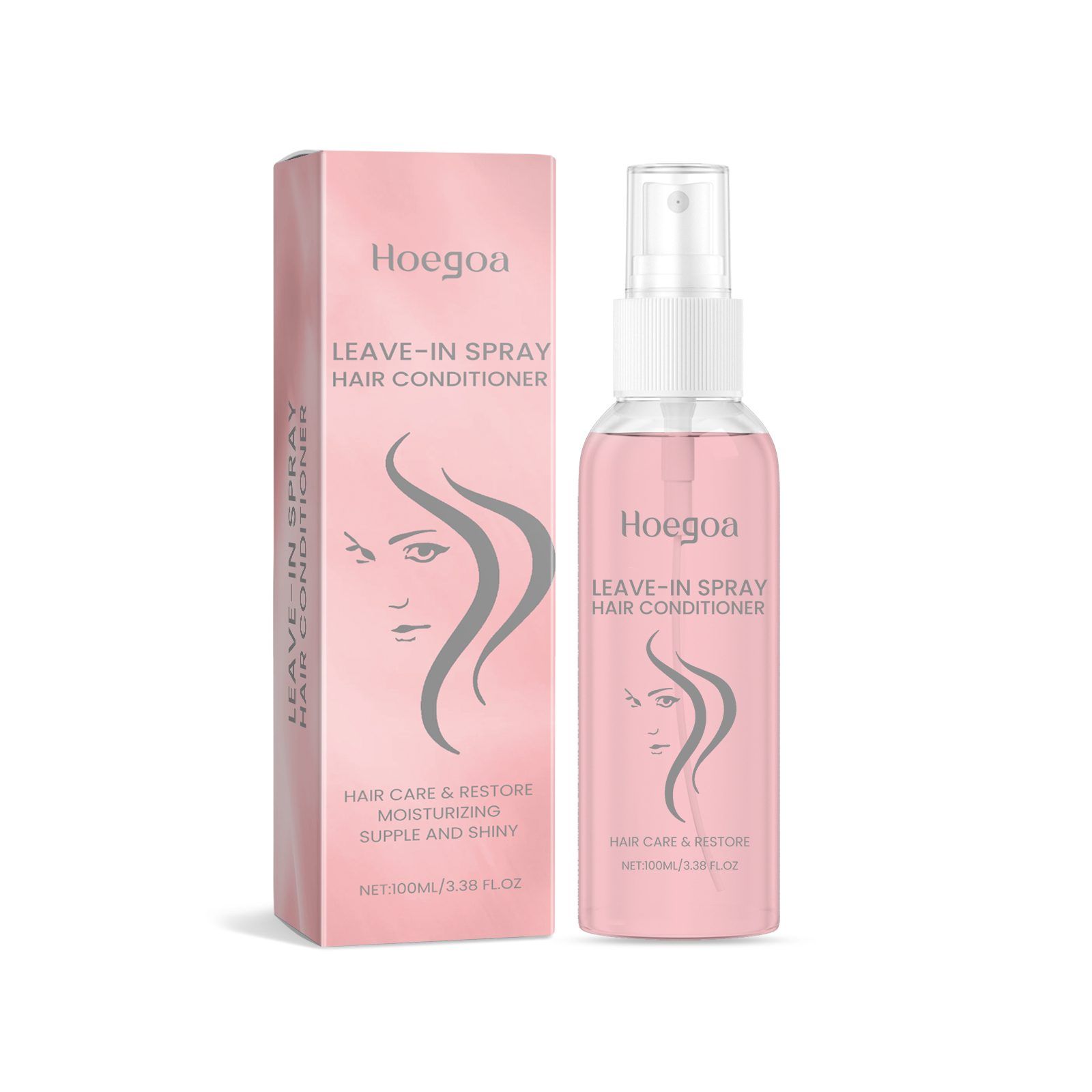 HOEGOA Leave-In Hair Smoothing Spray, 100 ml photo 2