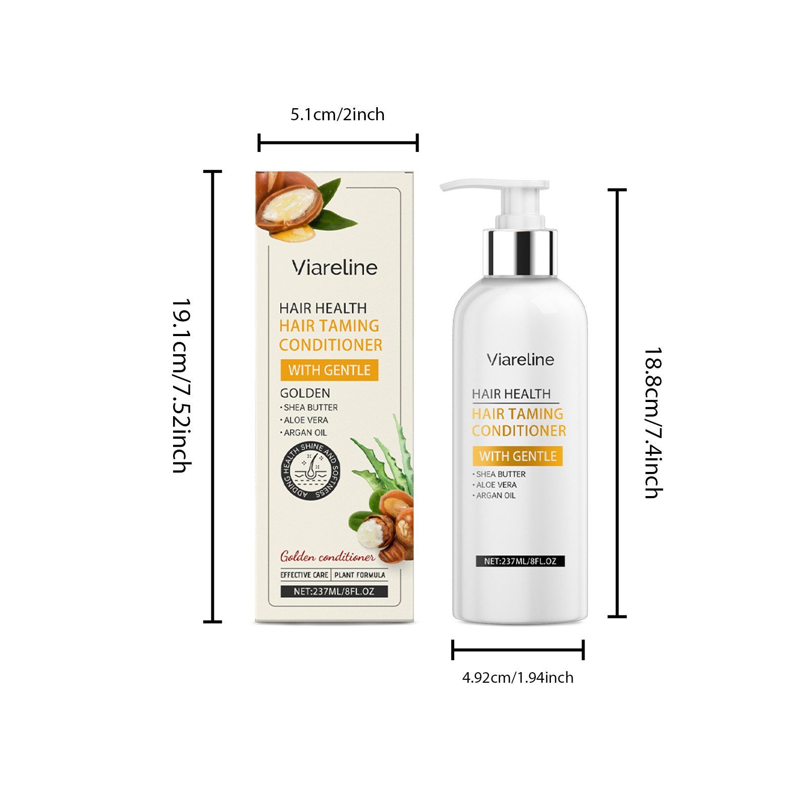 VIARELINE Argan Oil Hair Conditioner, 237 ml photo 8