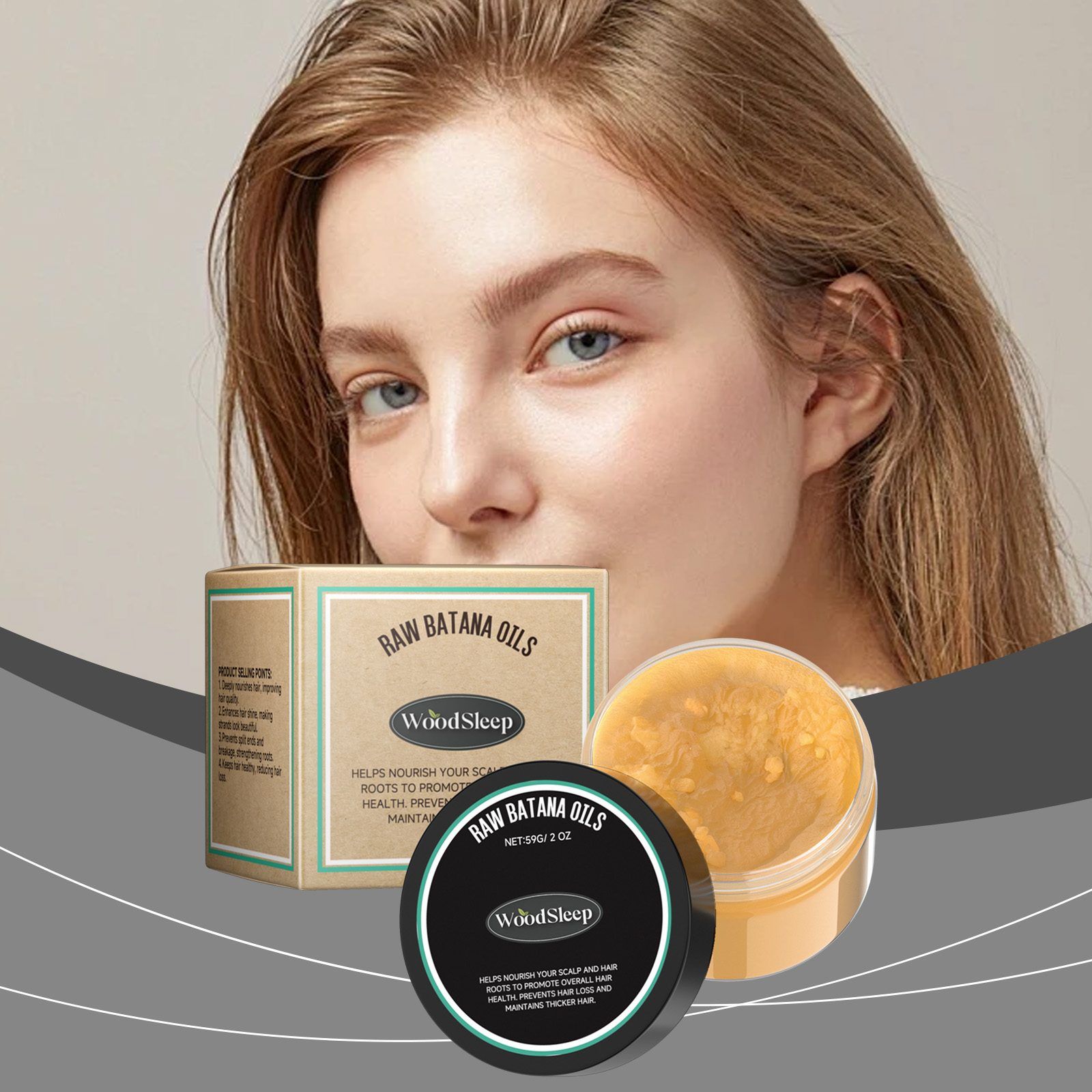 WOODSLEEP Batana Rinse-Off Hair Mask, 59 g photo 7