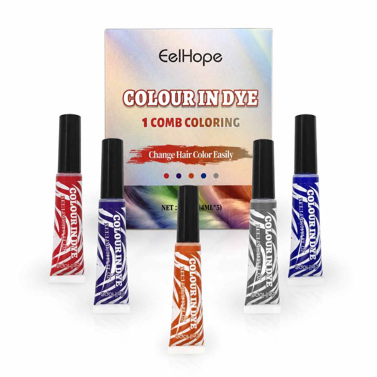 EELHOPE Halloween Temporary Hair Color Set, 70 ml Set photo 8
