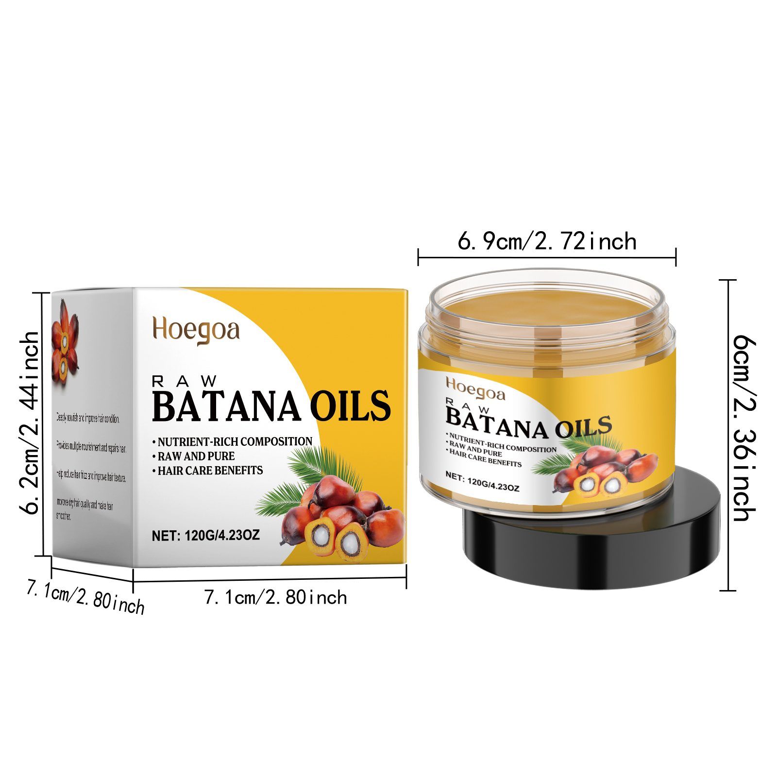 HOEGOA Batana Hair Conditioning Oil, 120 g photo 2